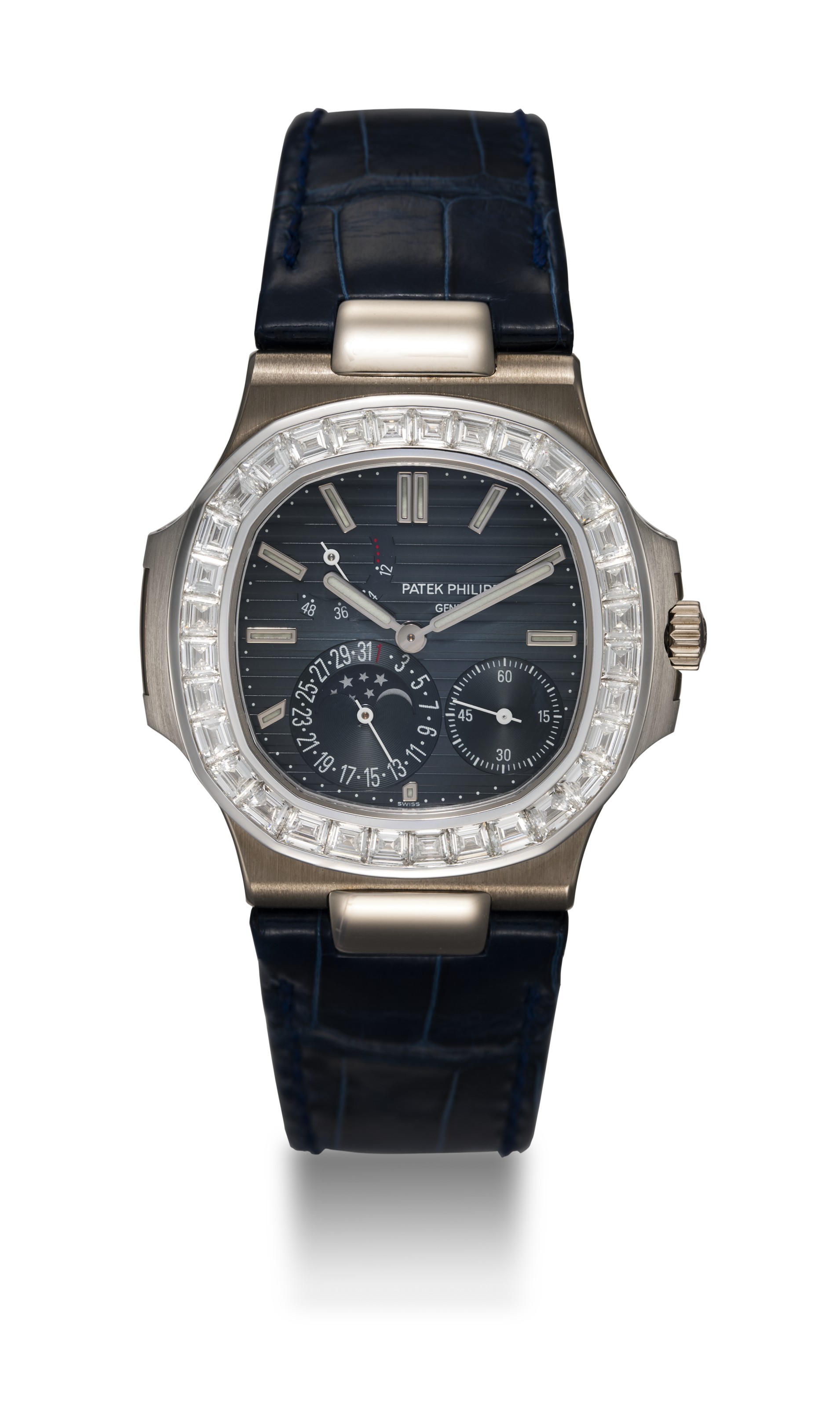PATEK PHILIPPE REF. 5722G 001 A GOLD NAUTILUS MOON PHASE WITH