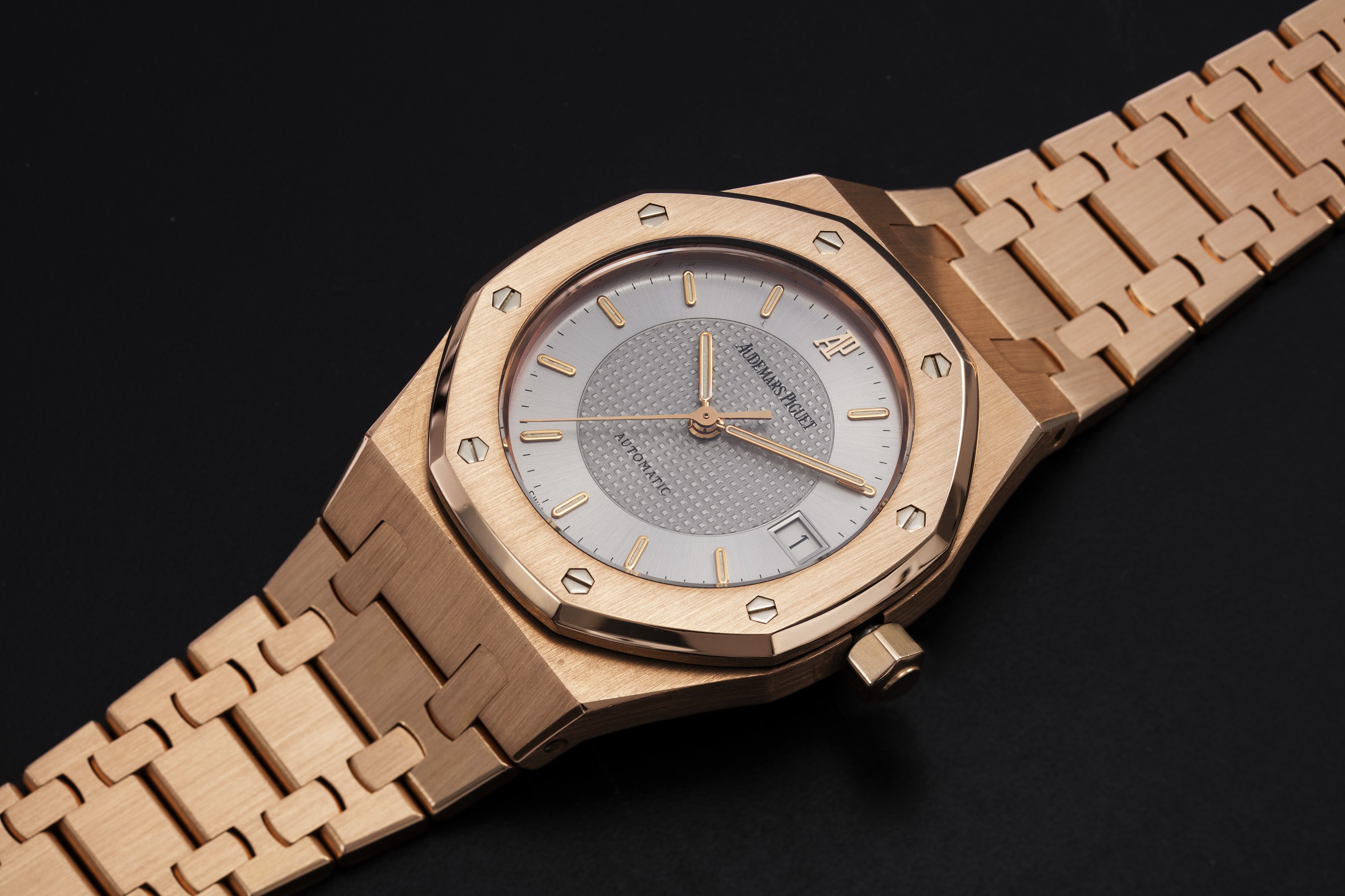 AUDEMARS PIGUET, A LIMITED EDITION PINK GOLD ROYAL OAK “NICK FALDO ...