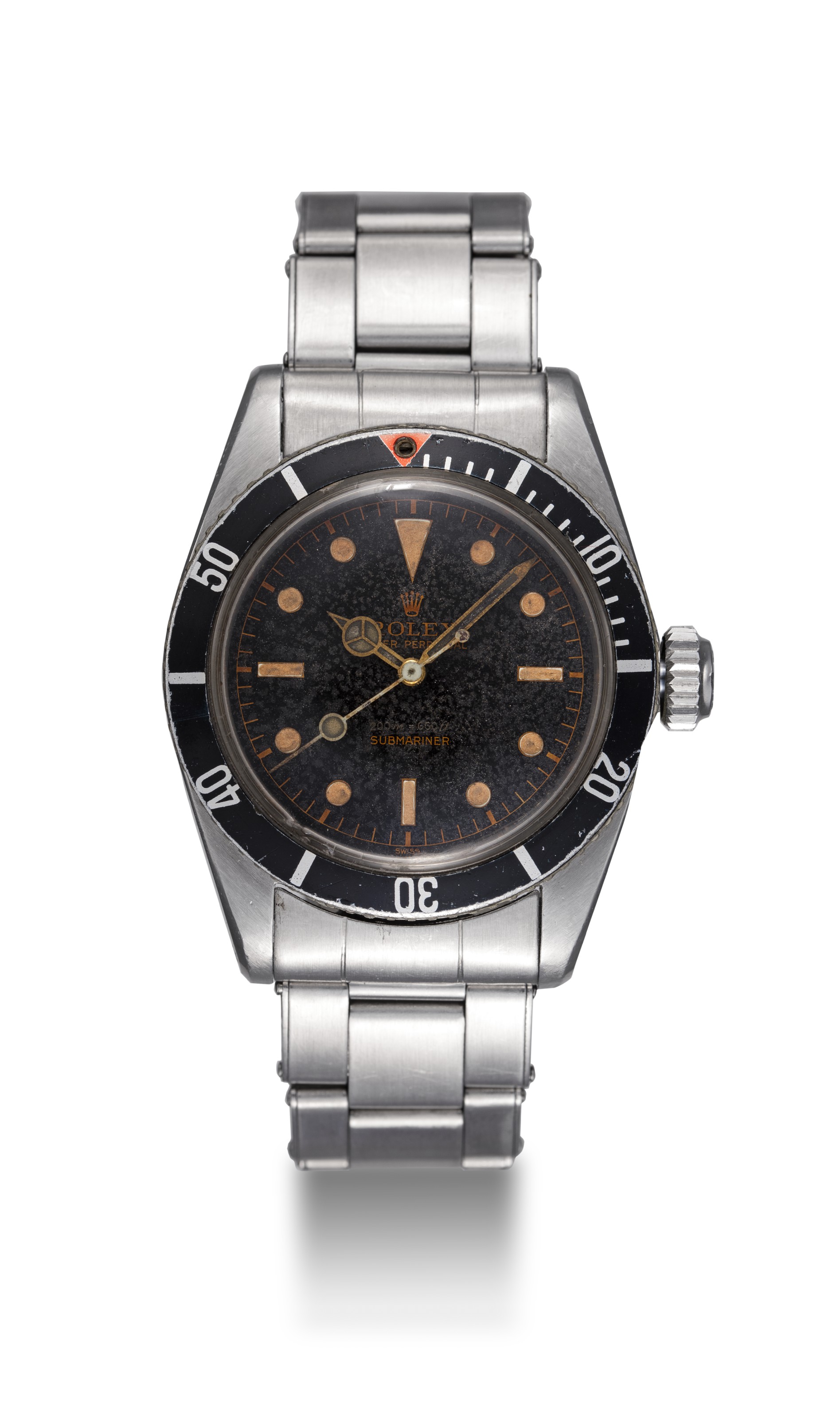 ROLEX, A STEEL OYSTER PERPETUAL SUBMARINER “BIG CROWN”, REF. 5510 