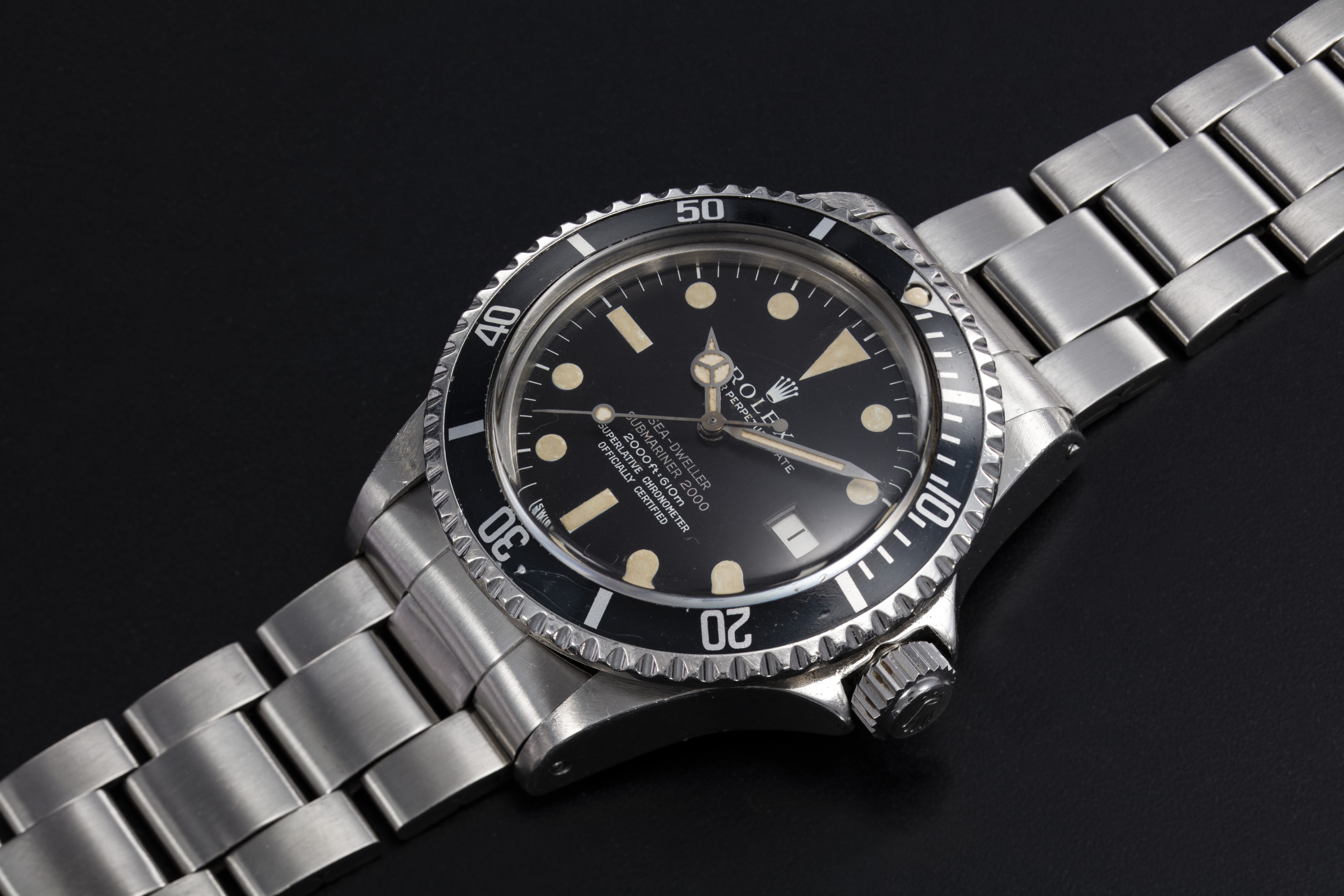 ROLEX A STEEL OYSTER PERPETUAL SUBMARINER BIG CROWN REF. 5510 CASE NUMBER 361 946 Christie s