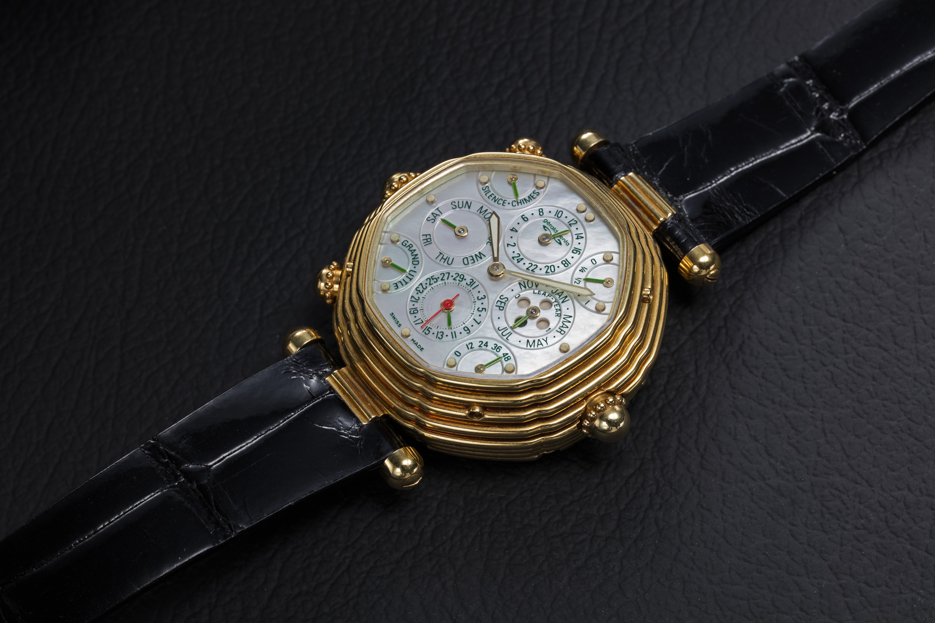 GÉRALD GENTA, A UNIQUE YELLOW GOLD GRAND SONNERIE, No. 3, REF