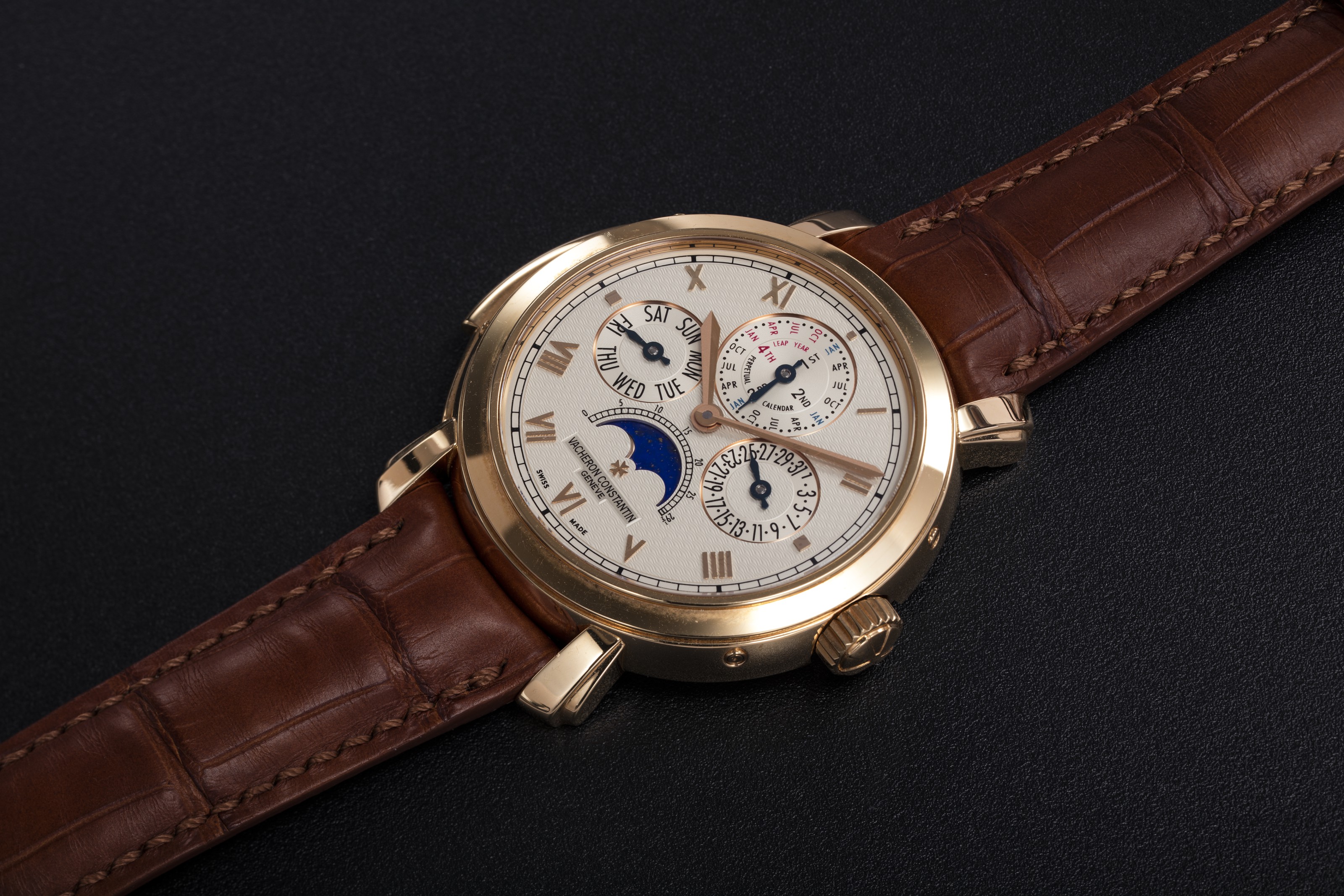 VACHERON CONSTANTIN A GOLD MALTE PERPETUAL CALENDAR MINUTE REPEATER