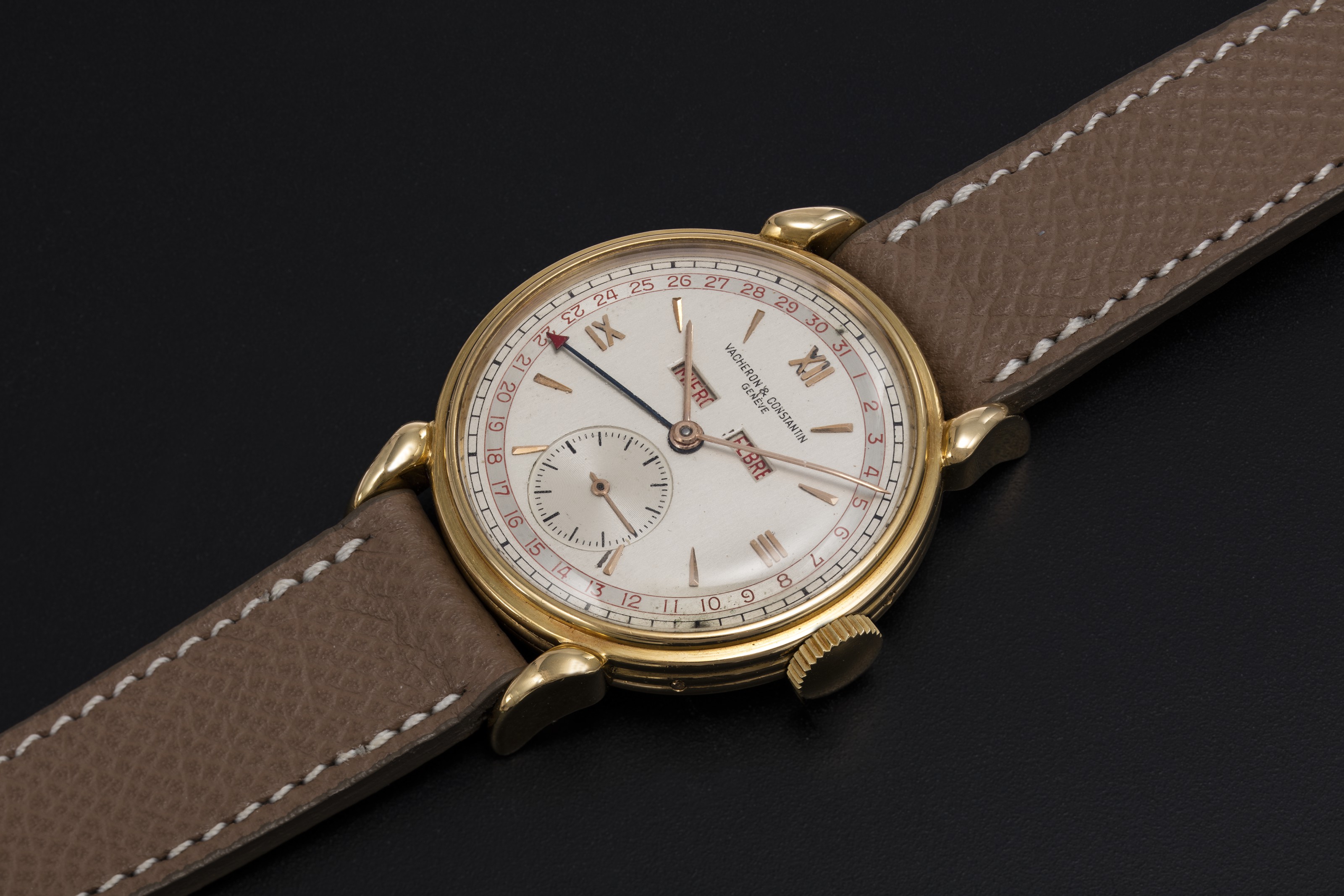 VACHERON CONSTANTIN A YELLOW GOLD TRIPLE CALENDAR REF. 4240