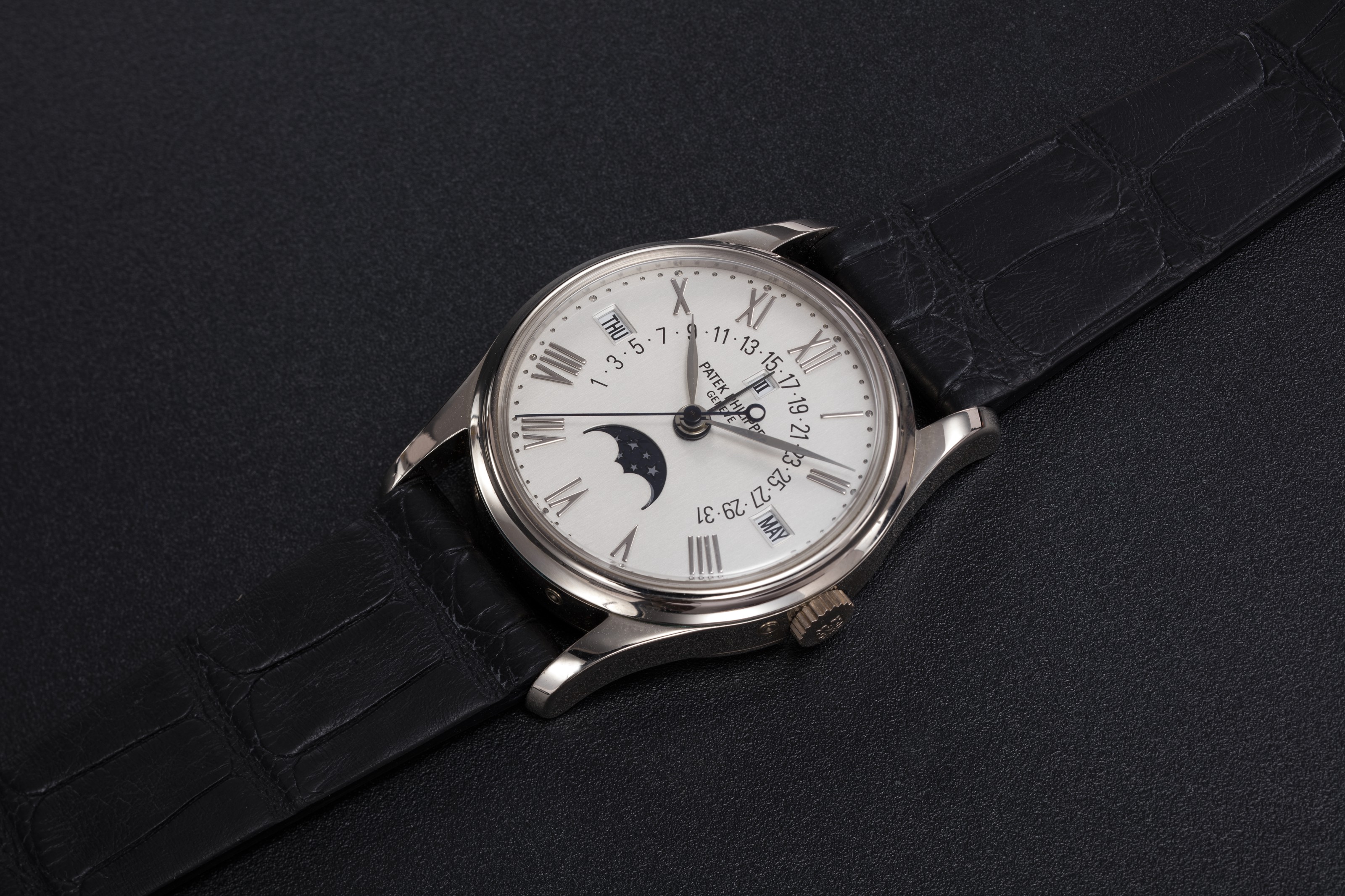 PATEK PHILIPPE, REF. 5050G021, A WHITE GOLD PERPETUAL CALENDAR WITH