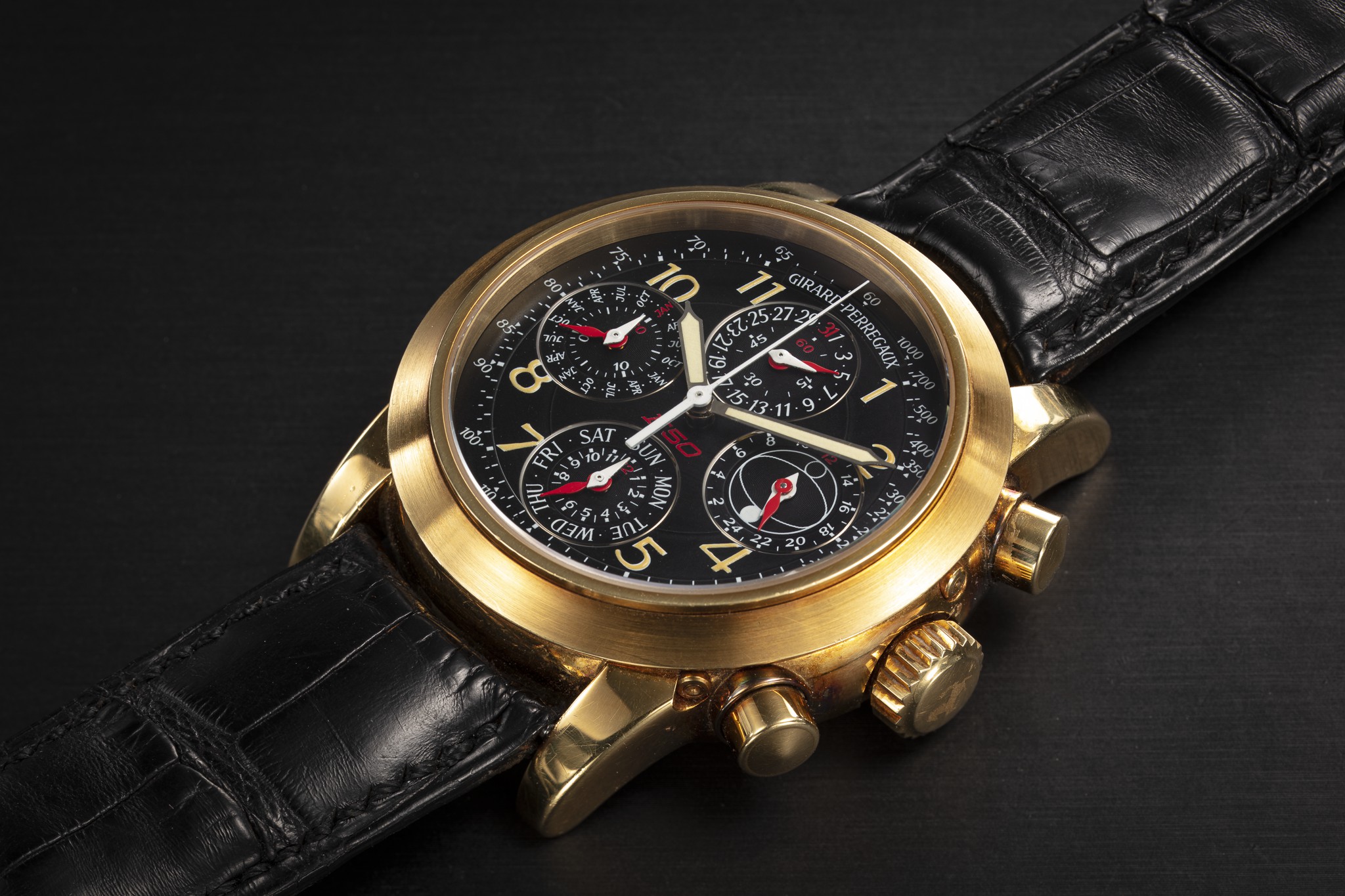 GIRARDPERREGAUX, F50 REF. 9205, A LIMITED EDITION GOLD PERPETUAL