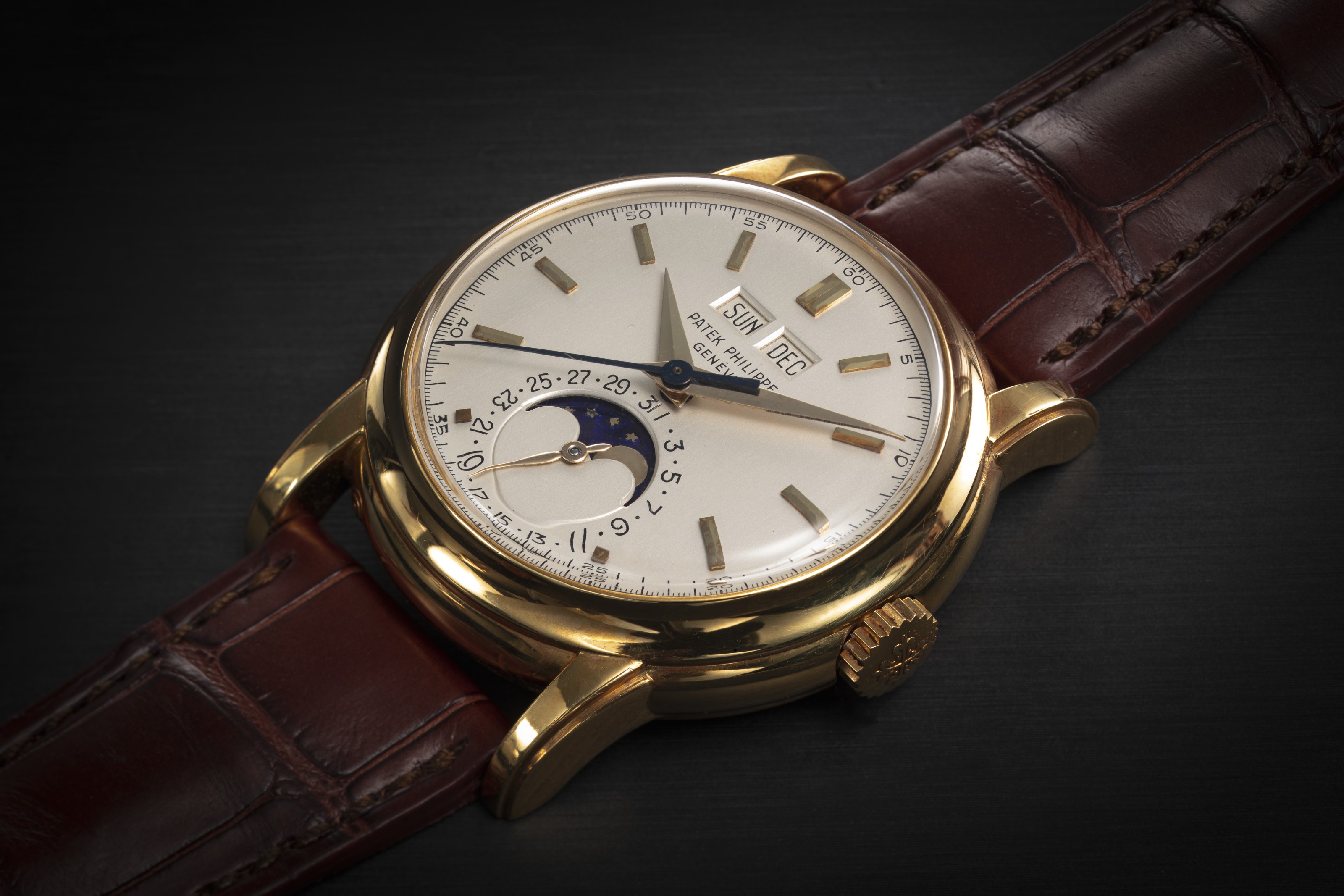 PATEK PHILIPPE REF. 2438 1 A RESTORED GOLD PERPETUAL CALENDAR