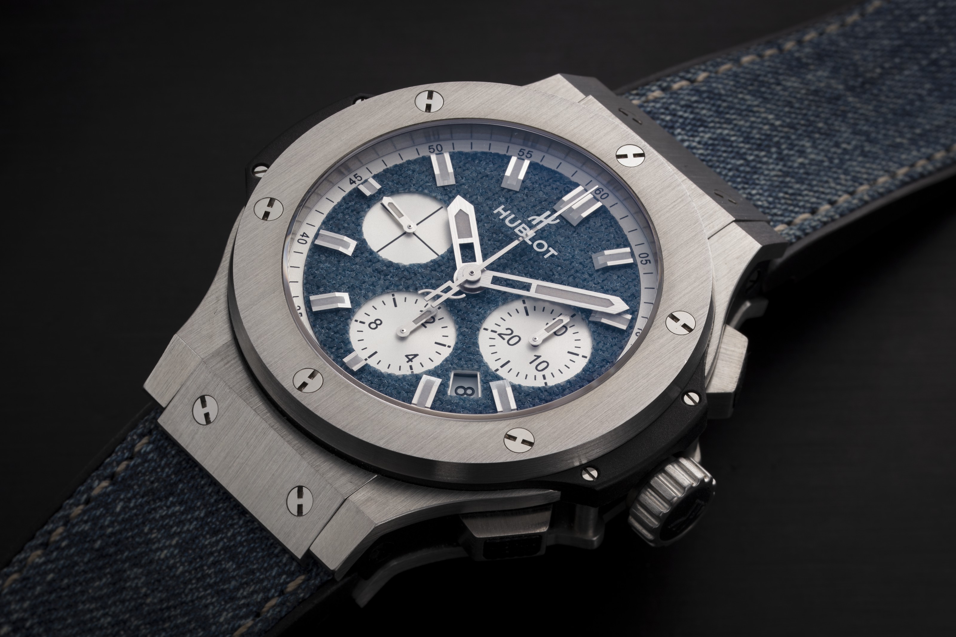 HUBLOT BIG BANG JEANS A LIMITED EDITION STEEL AUTOMATIC