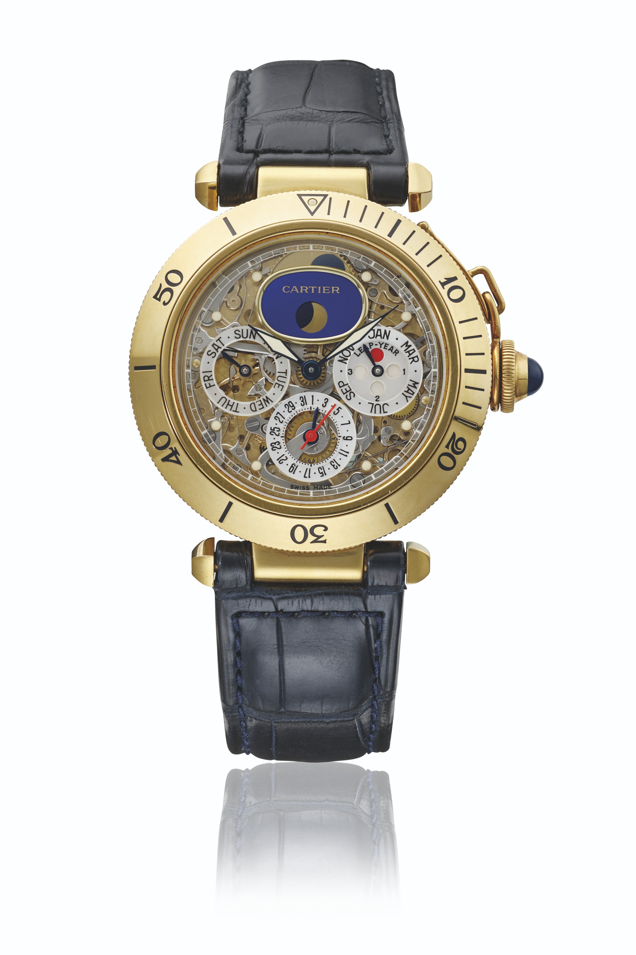 Cartier pasha on sale perpetual calendar