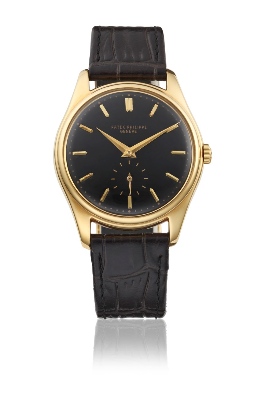 patek philippe black and gold