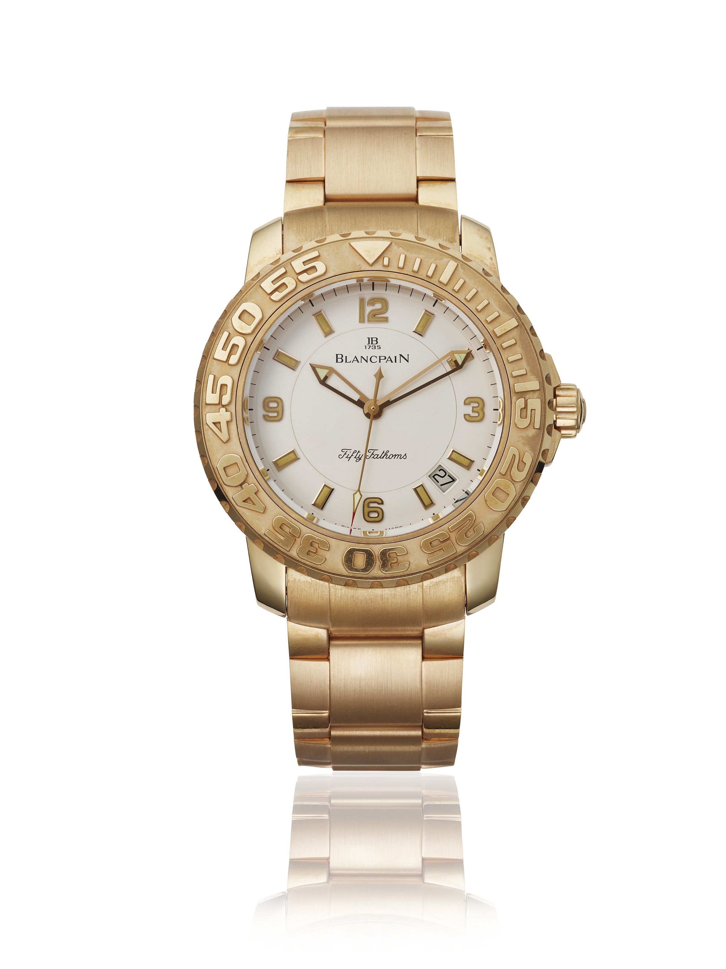 BLANCPAIN LIMITED EDITION PINK GOLD FIFTY FATHOMS NO. 1 33