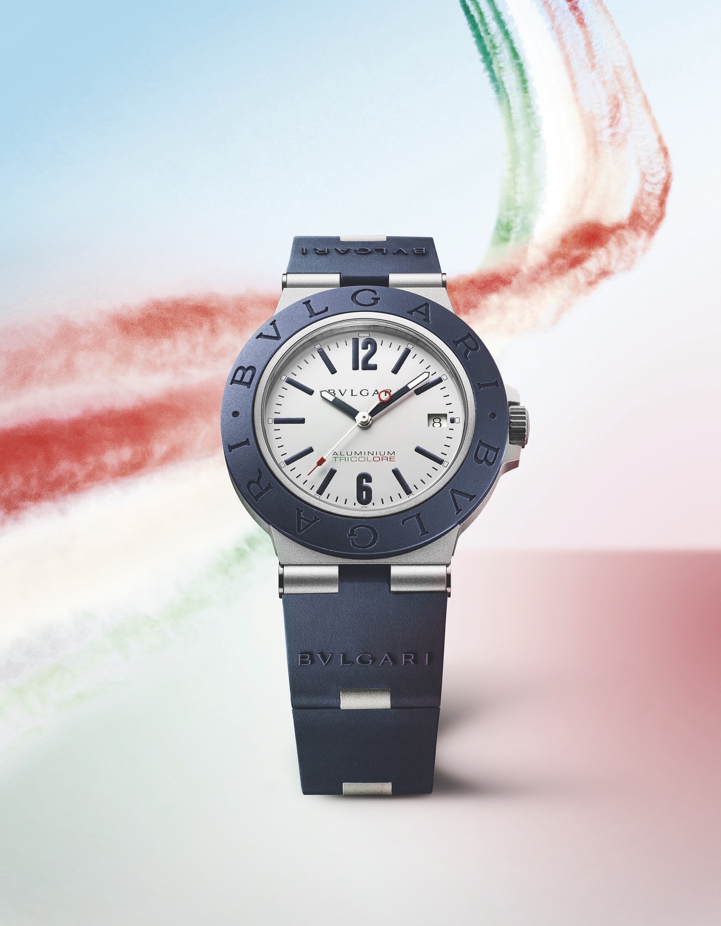 BVLGARI ALUMINIUM AND TITANIUM TRICOLORE SPECIAL SERIES MADE IN