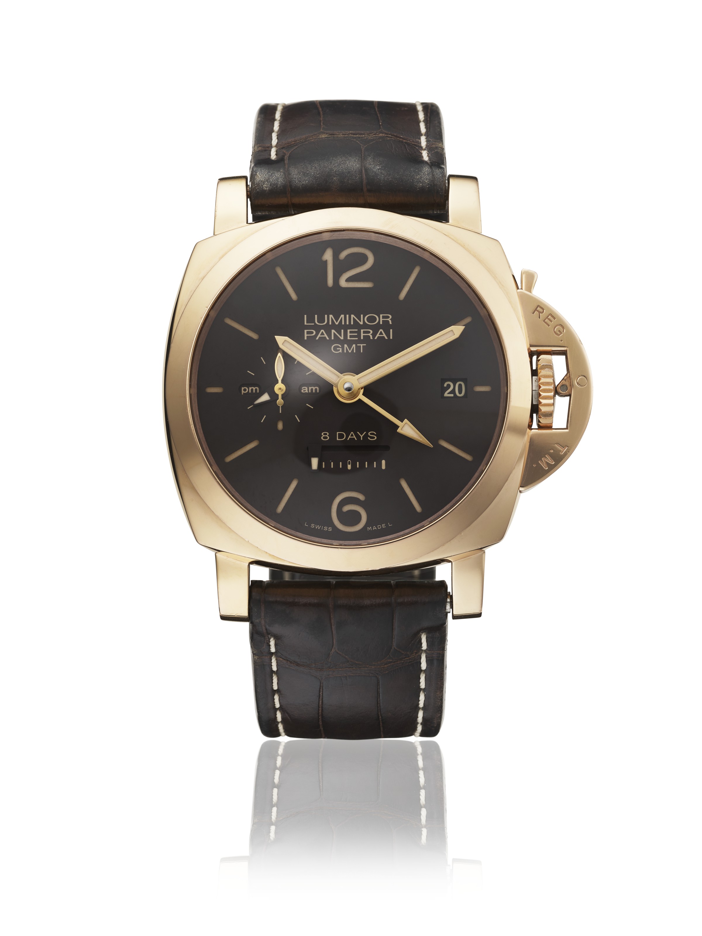 PANERAI, PINK GOLD LUMINOR 1950 DAYS GMT, PAM00567
