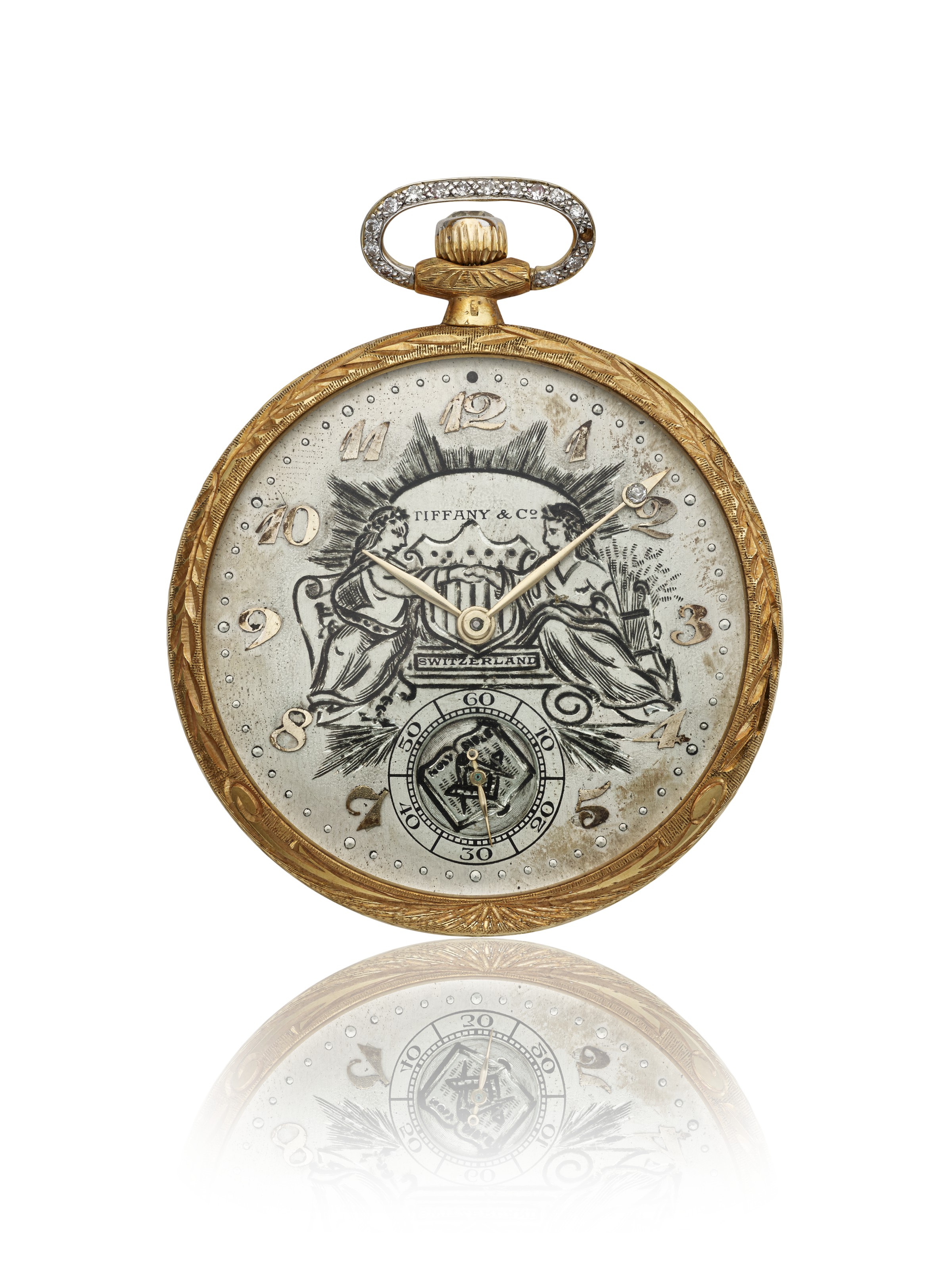 PATEK PHILIPPE FOR TIFFANY & CO., 18K GOLD OPENFACE KEYLESS LEVER