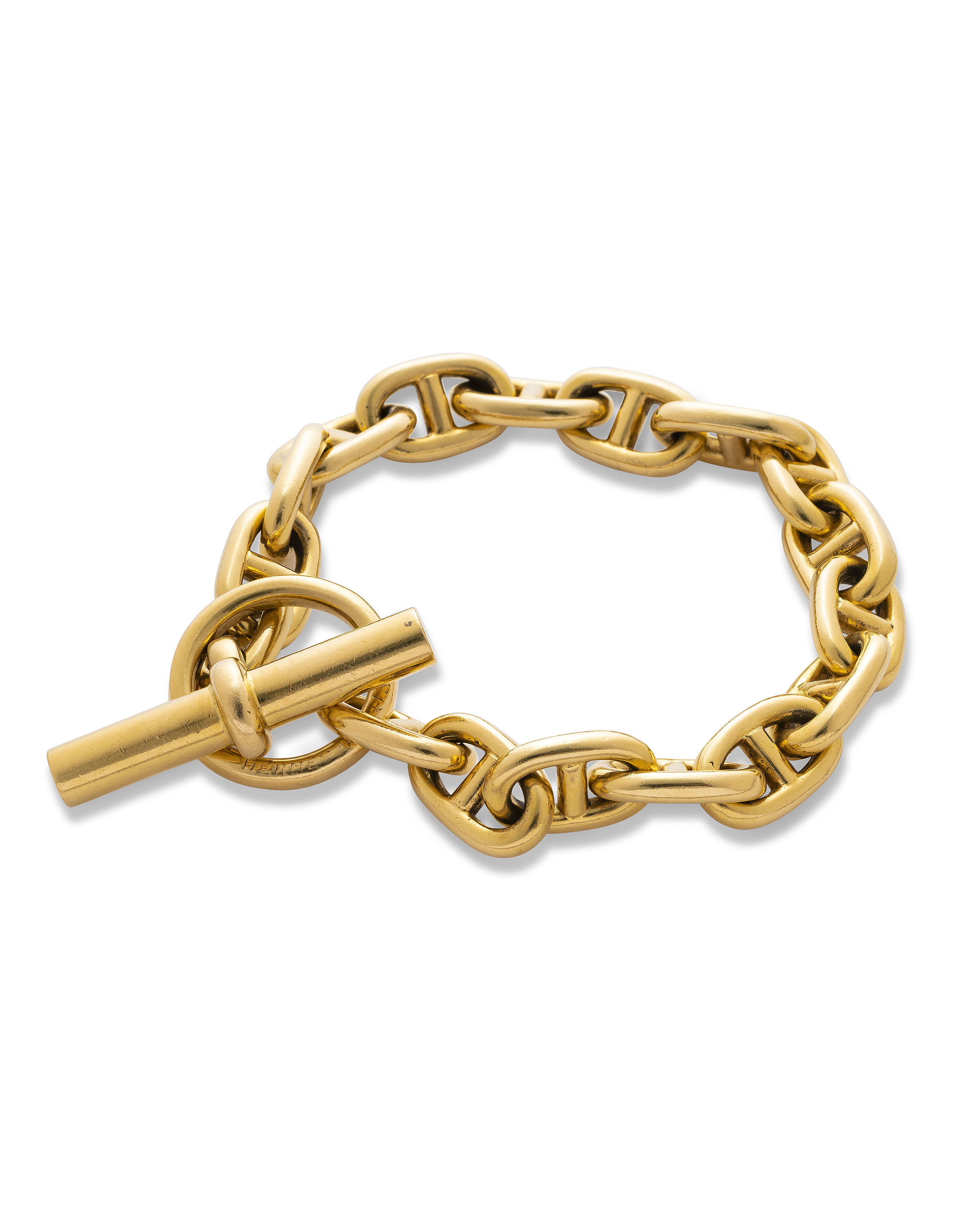 Catalog image of HERMES GOLD 'CHAINE D'ANCRE' BRACELET