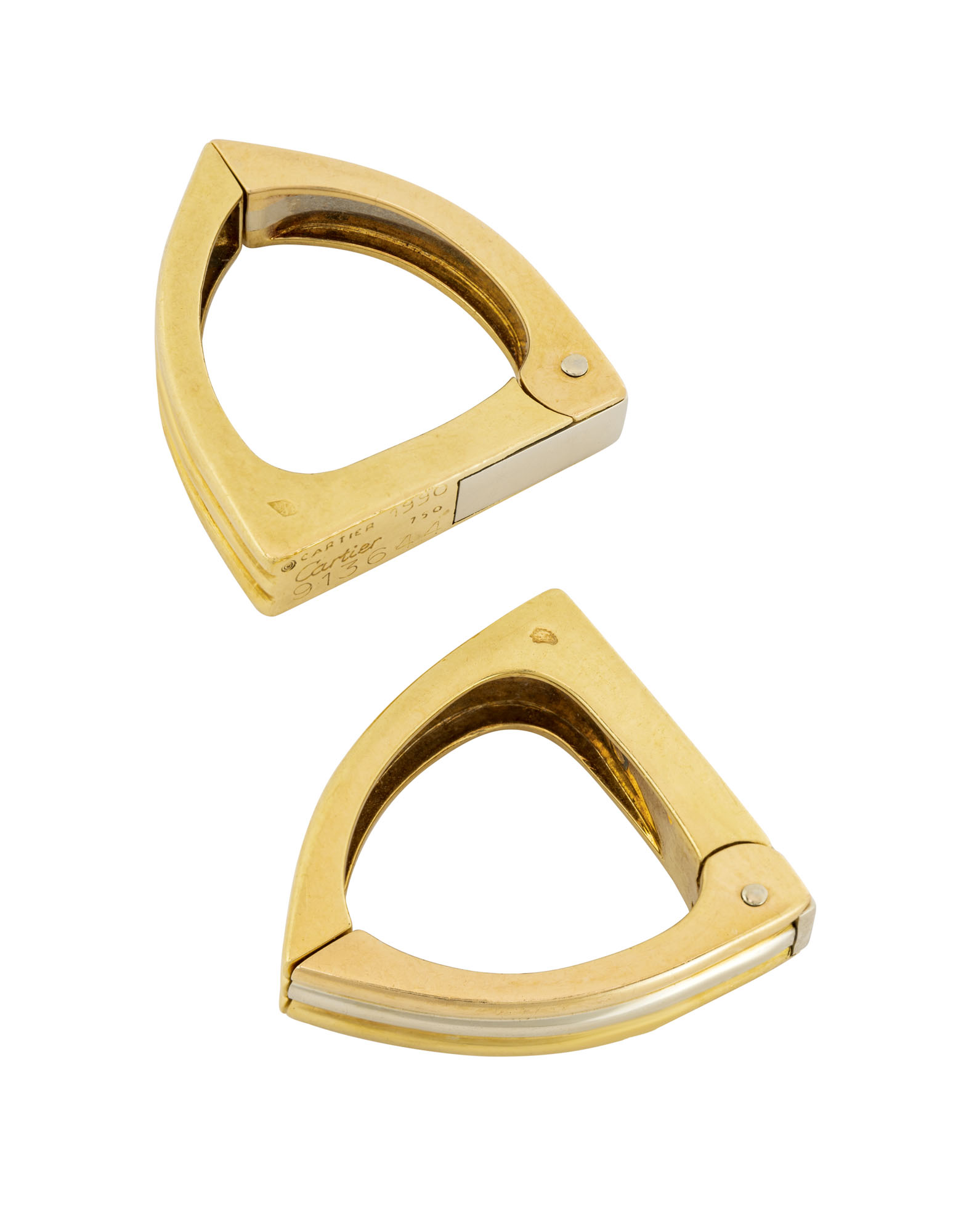 CARTIER 'TRINITY' GOLD CUFFLINKS, Christie’s