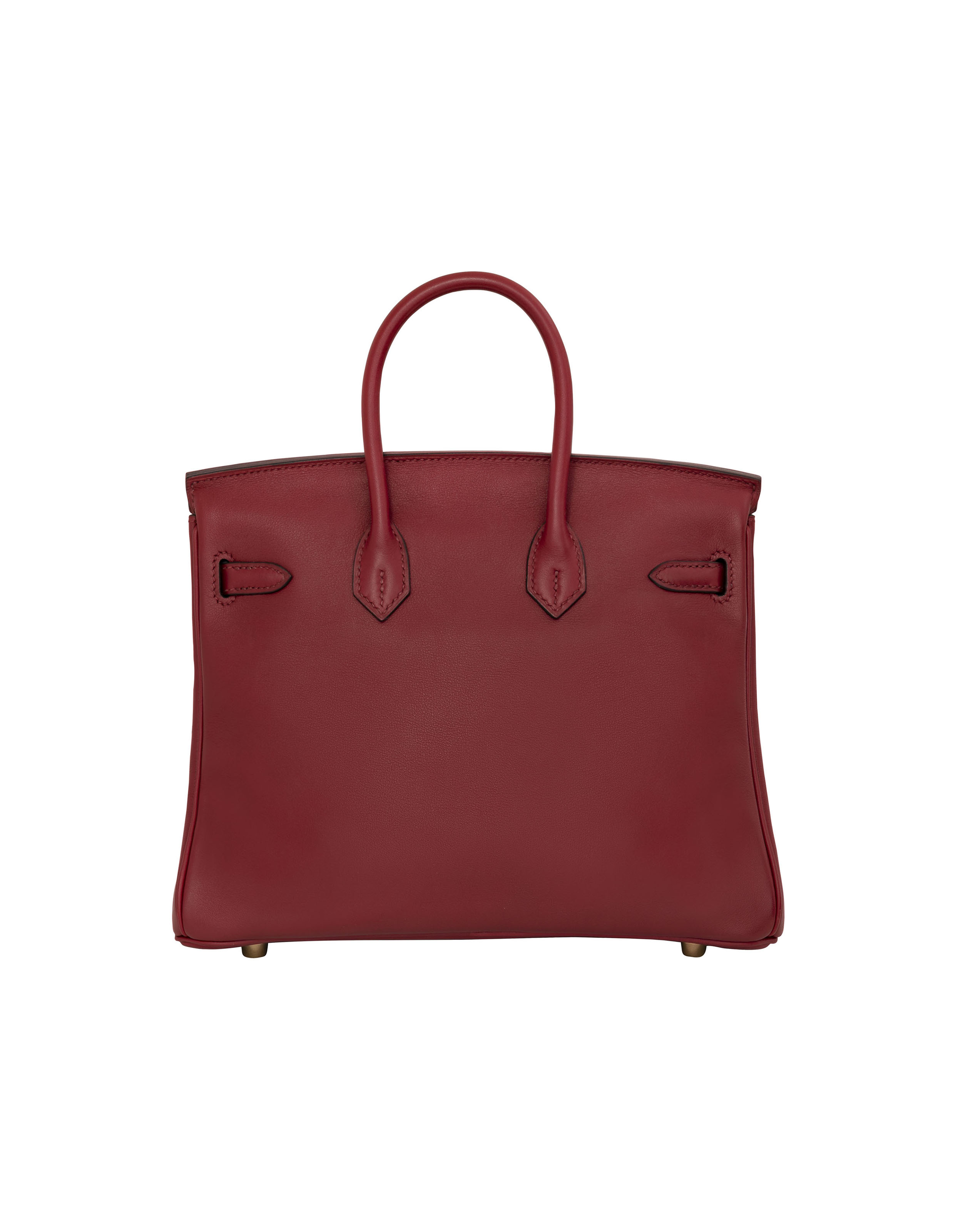 A ROUGE GRENAT SWIFT LEATHER BIRKIN 25 WITH GOLD HARDWARE HERMES 2016 Christie s