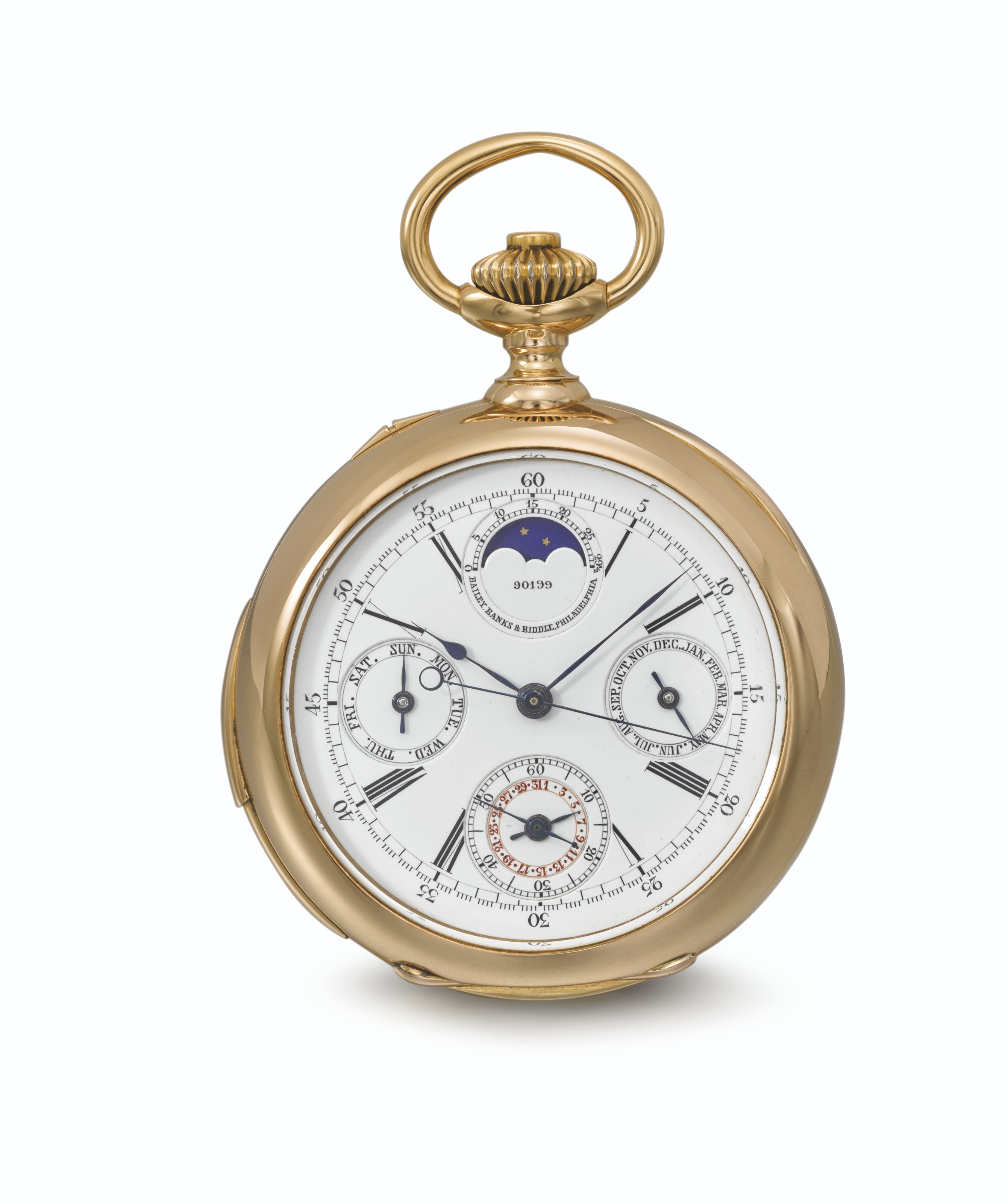 PATEK PHILIPPE. A VERY RARE AND HIGHLY ATTRACTIVE 18K 