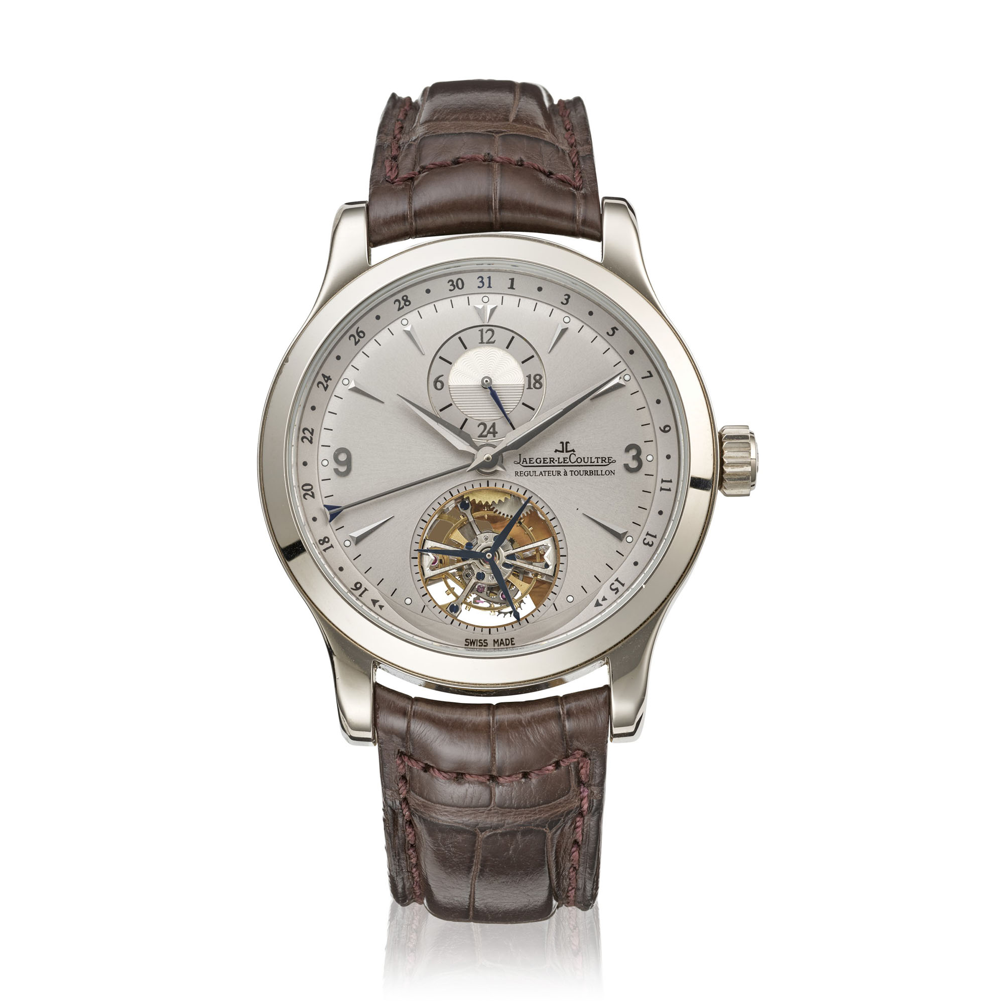 JAEGERLECOULTRE, LIMITED EDITION WHITE GOLD MASTER TOURBILLON No. 28/