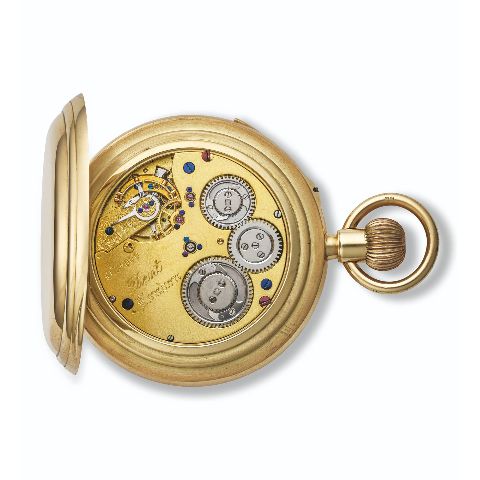 Studio Gold Dent Pattern Watch Auctions: Dent Pocket Watch Sets Two New Records At  main image 4