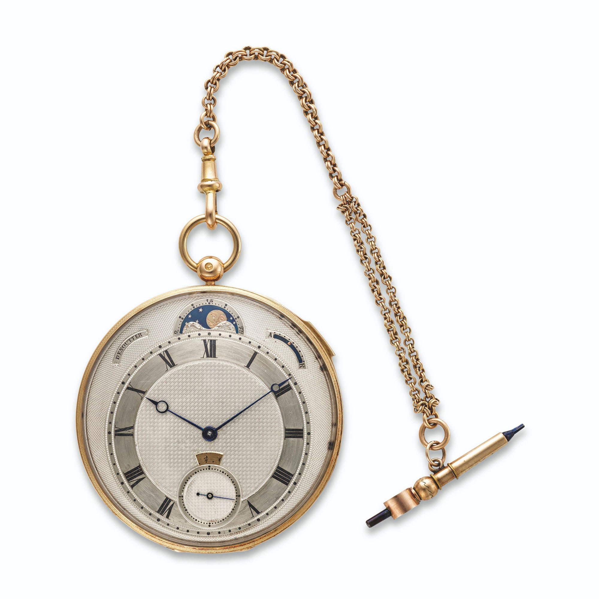 DENT, YELLOW GOLD MINUTE REPEATING, PERPETUAL CALENDAR  display picture 1