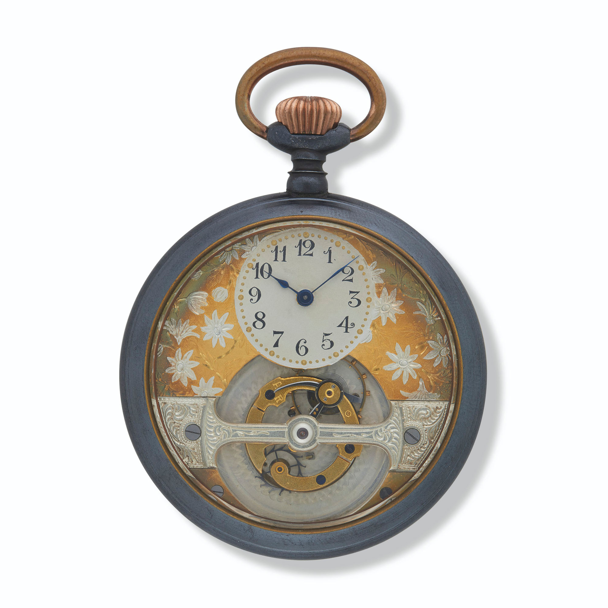 Tourbillon pocket cheap watch