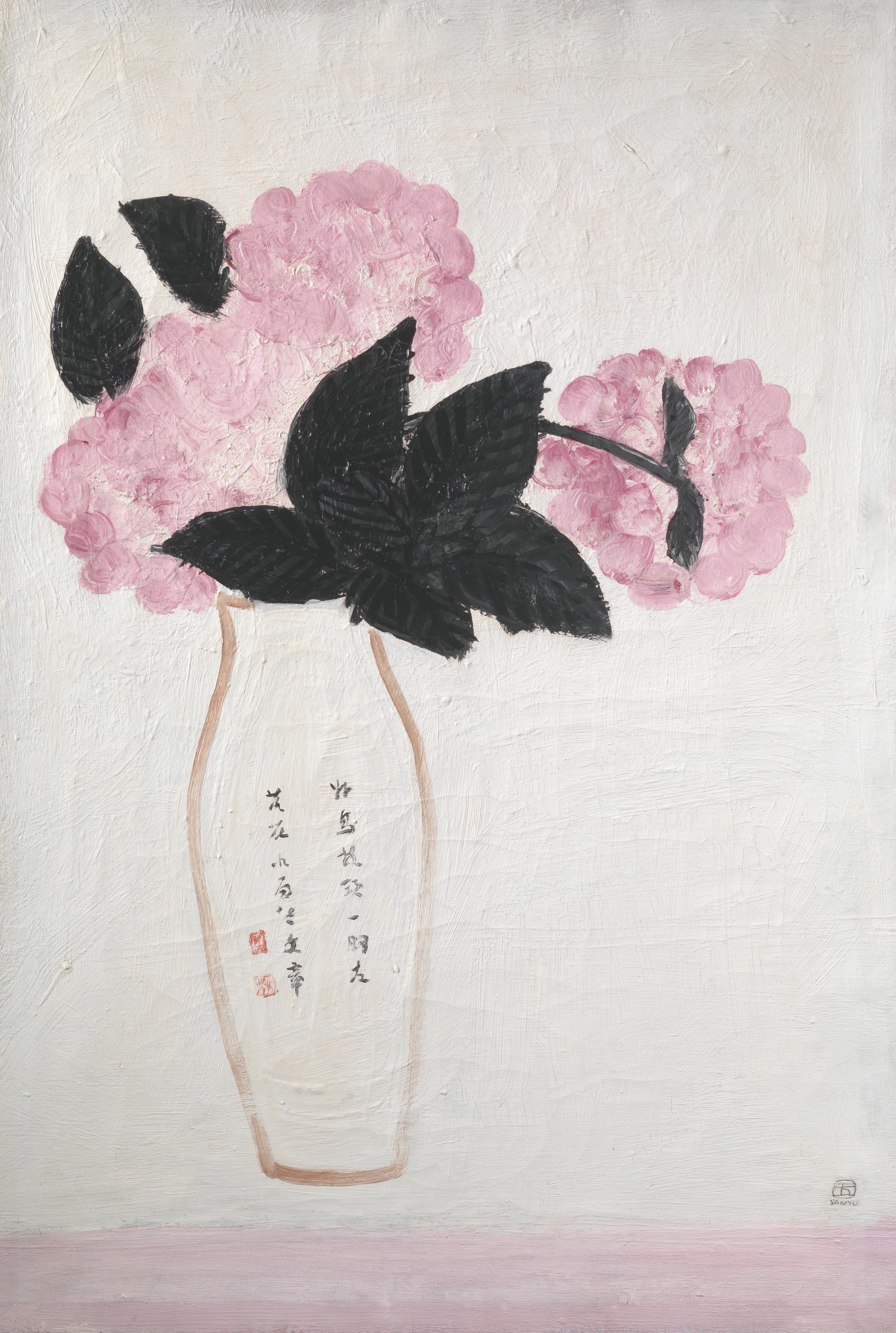 Untitled (Pink Hydrangeas)