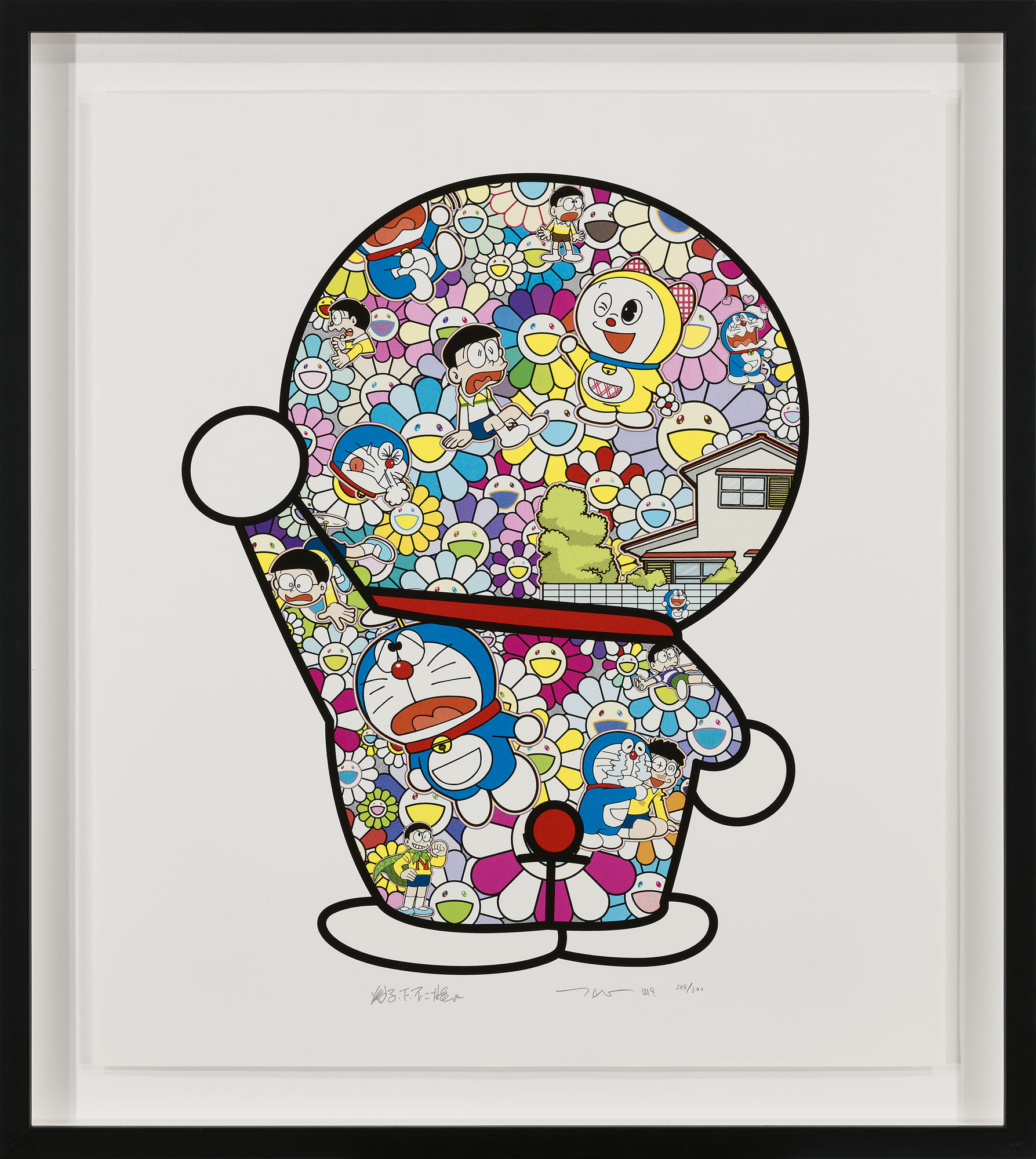 RYOL アートプリントDoraemon On Felix Silhouette Doraemon On Felix Silhouette – Post Modern Vandal