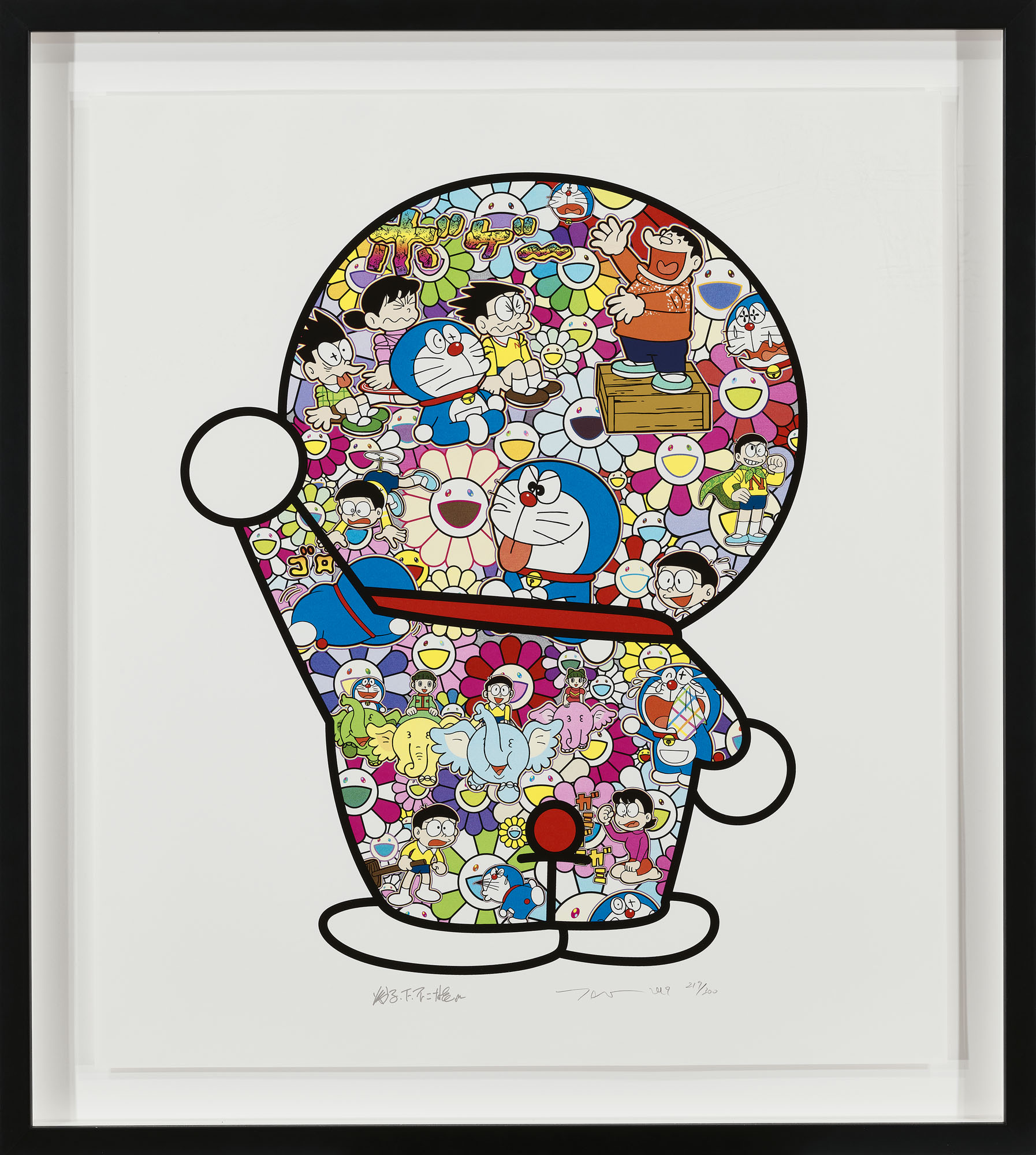 RYOL アートプリントDoraemon On Felix Silhouette Doraemon On Felix Silhouette – Post Modern Vandal