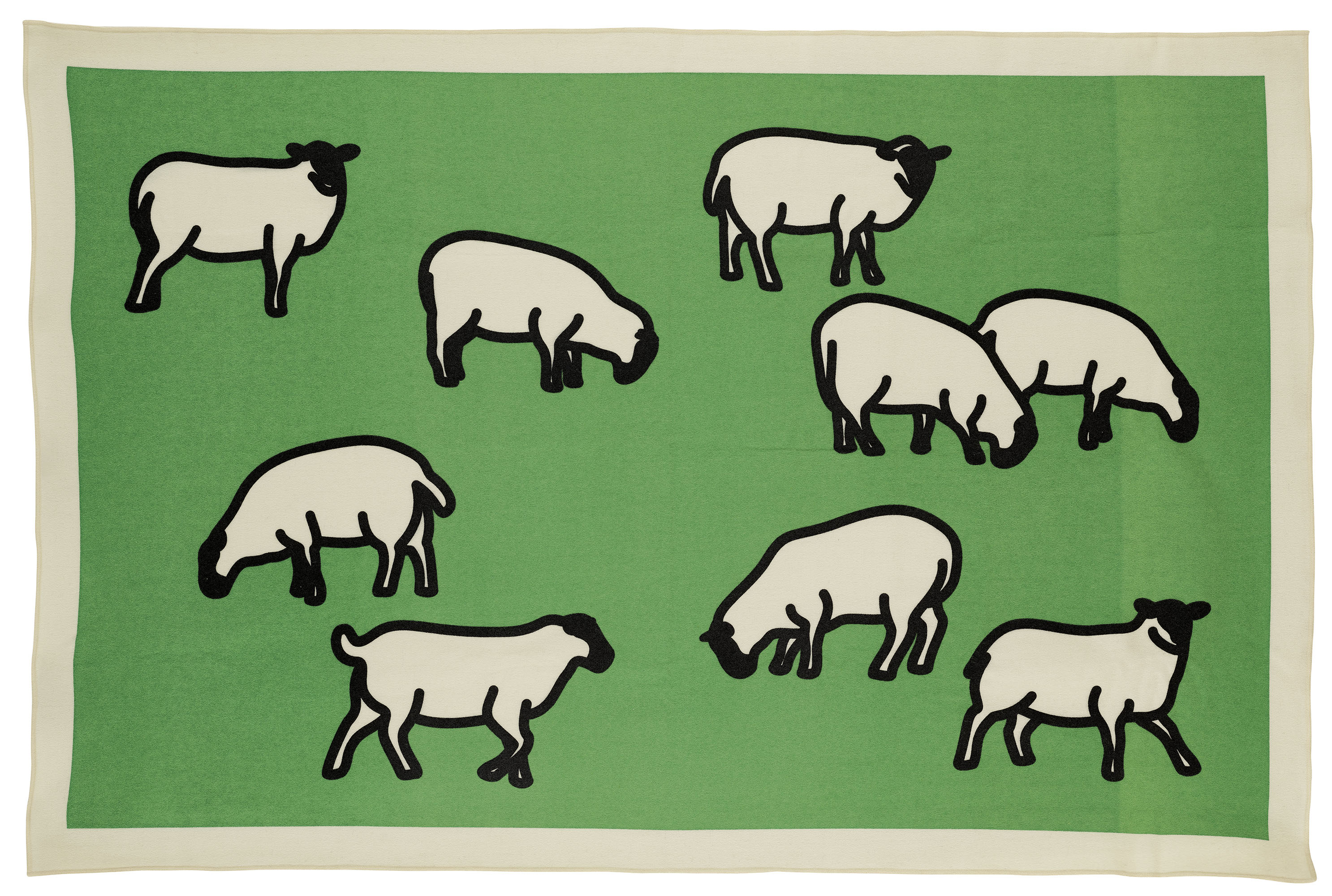 JULIAN OPIE (B. 1958), Sheep Blanket Christie’s