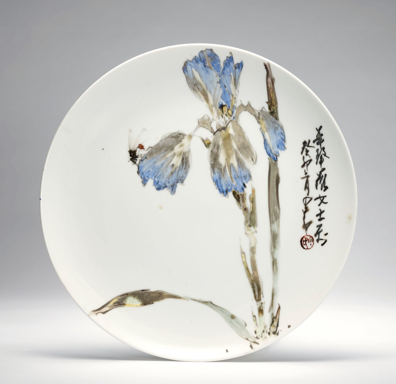鳶尾花蜜蜂