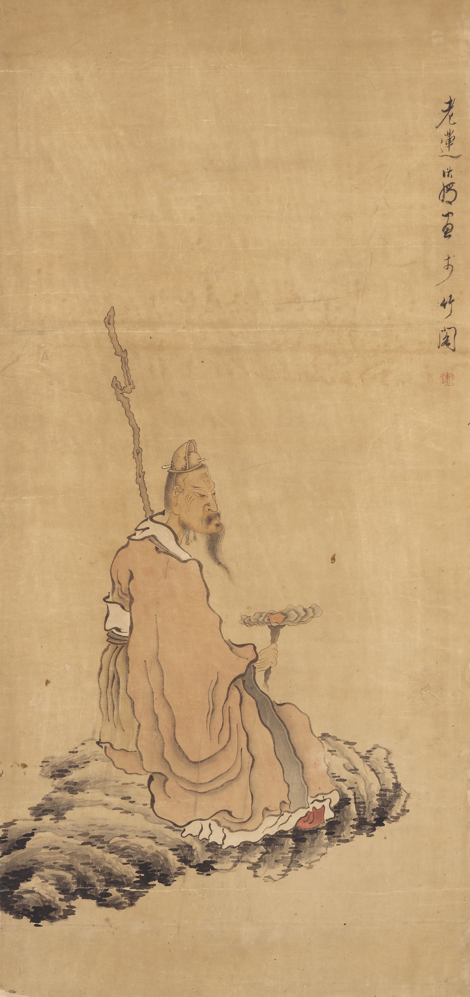 with-signature-of-chen-hongshou-18th-century-scholar-and-lingzhi