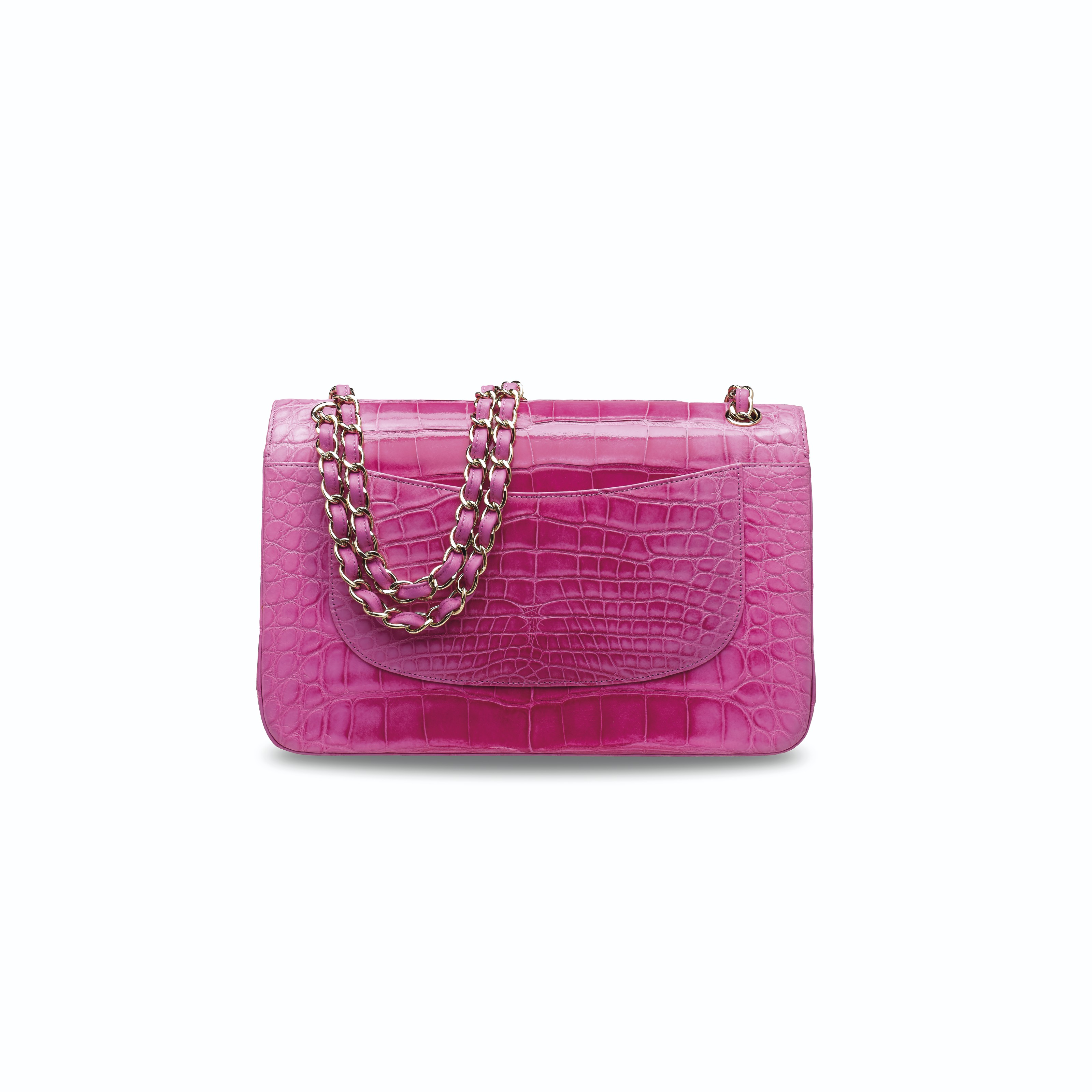 Miller Bag - Pink Croc/Gold – Bandolier