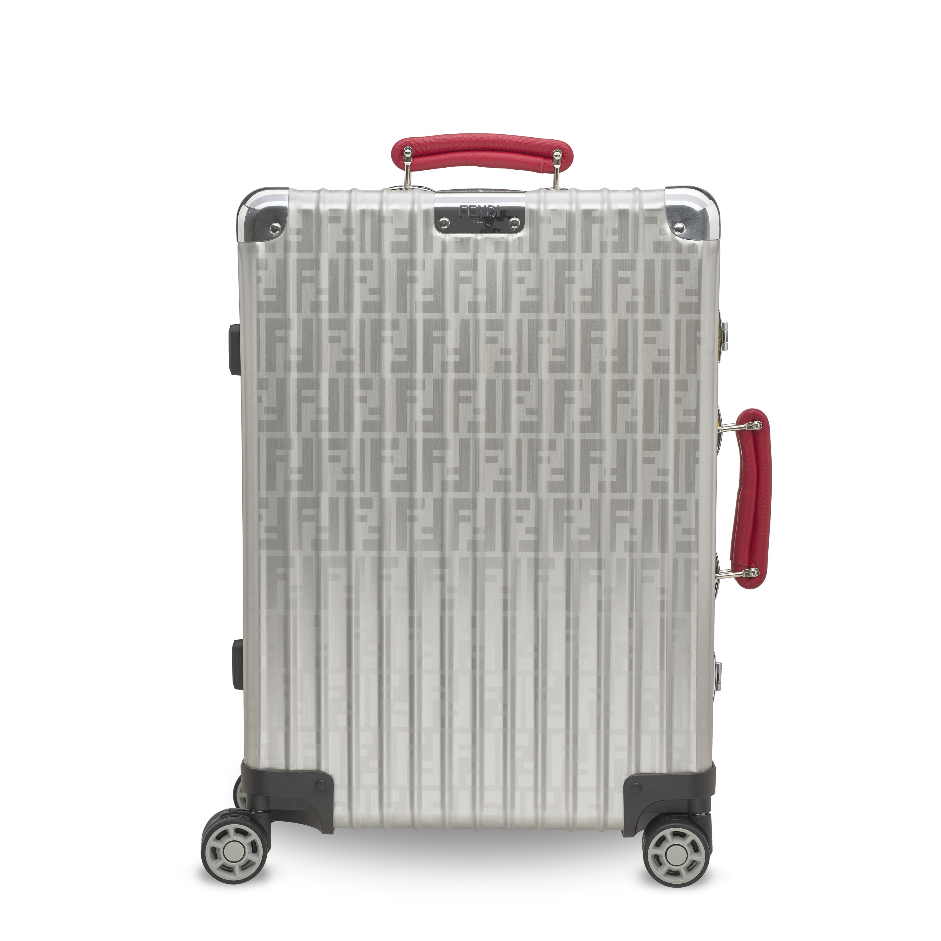 A SET OF TWO LIMITED EDITION ALUMINIUM CABIN SUITCASES BY FENDI RIMOWA 2018 Christie s