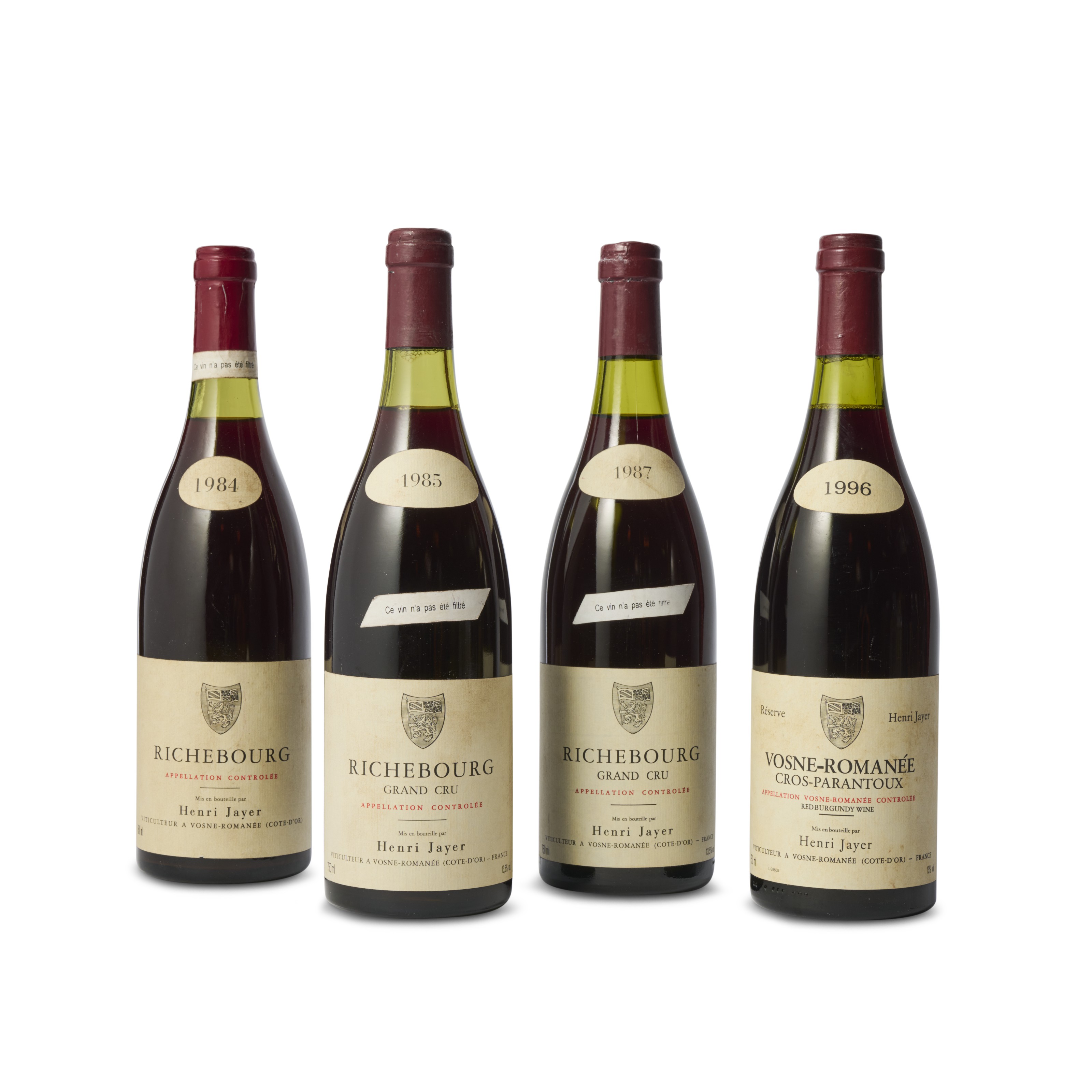Henri Jayer, Vosne-Romanée Cros Parantoux 1996, 1er Cru, Côte de ...