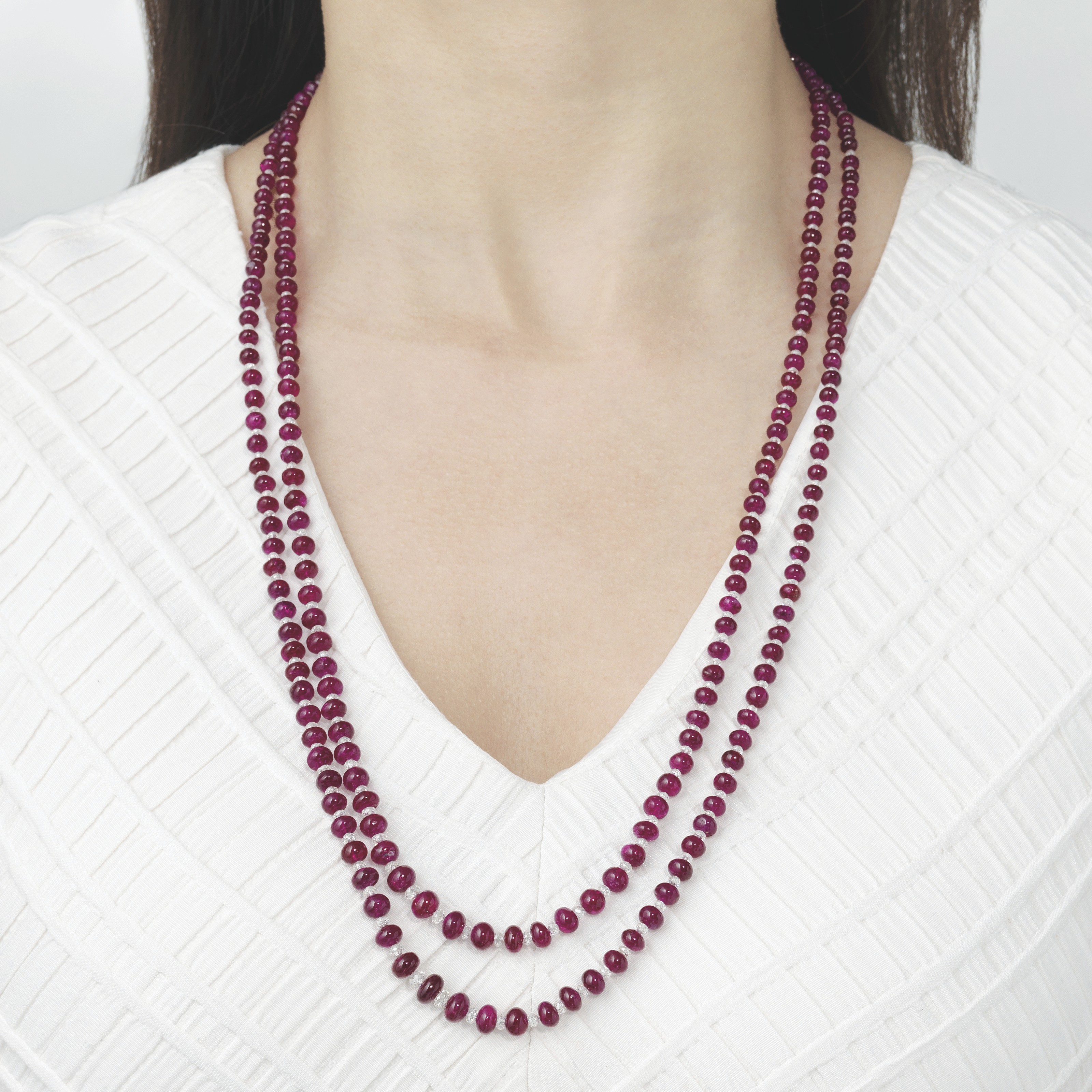 RUBY AND DIAMOND NECKLACE