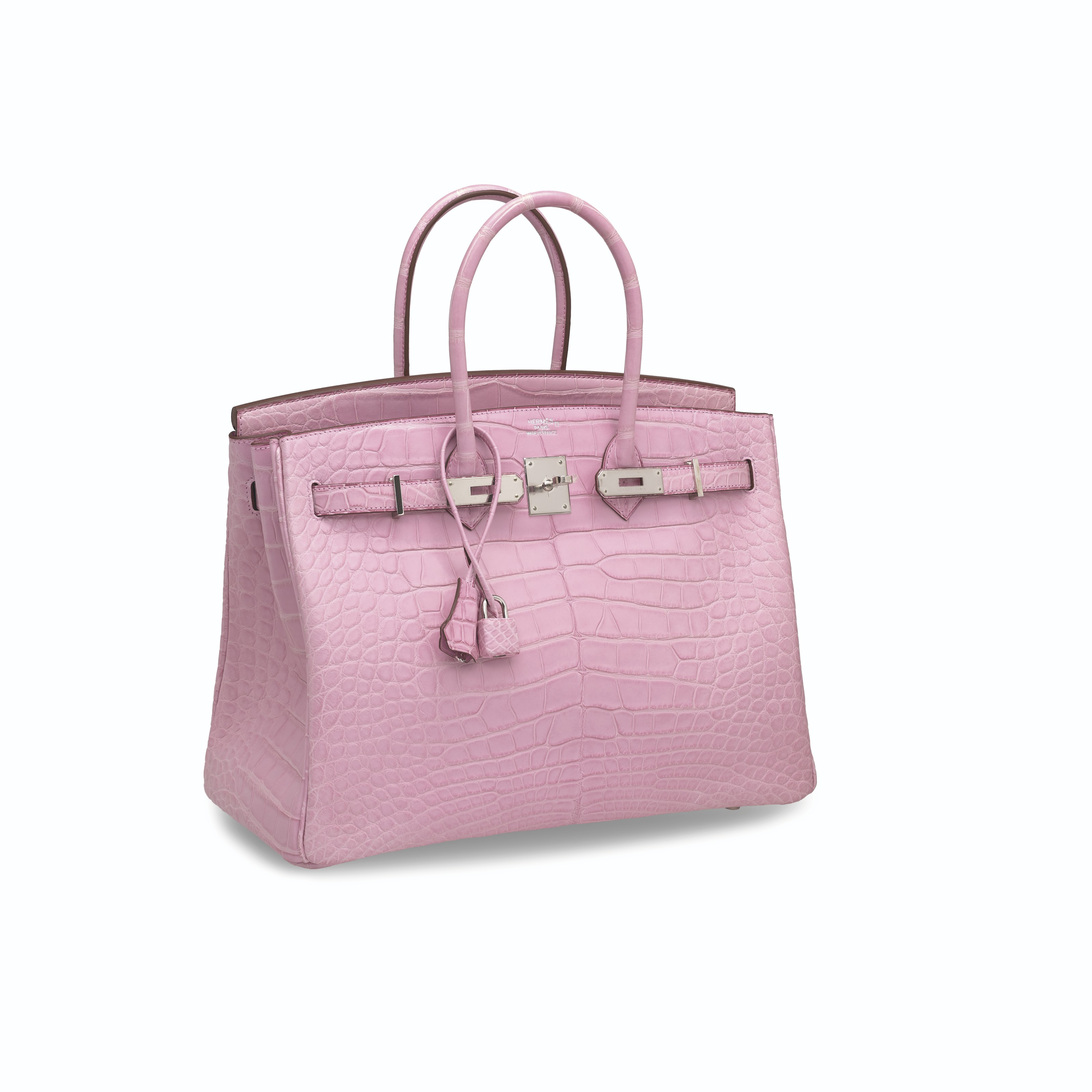 Pink alligator birkin bag store