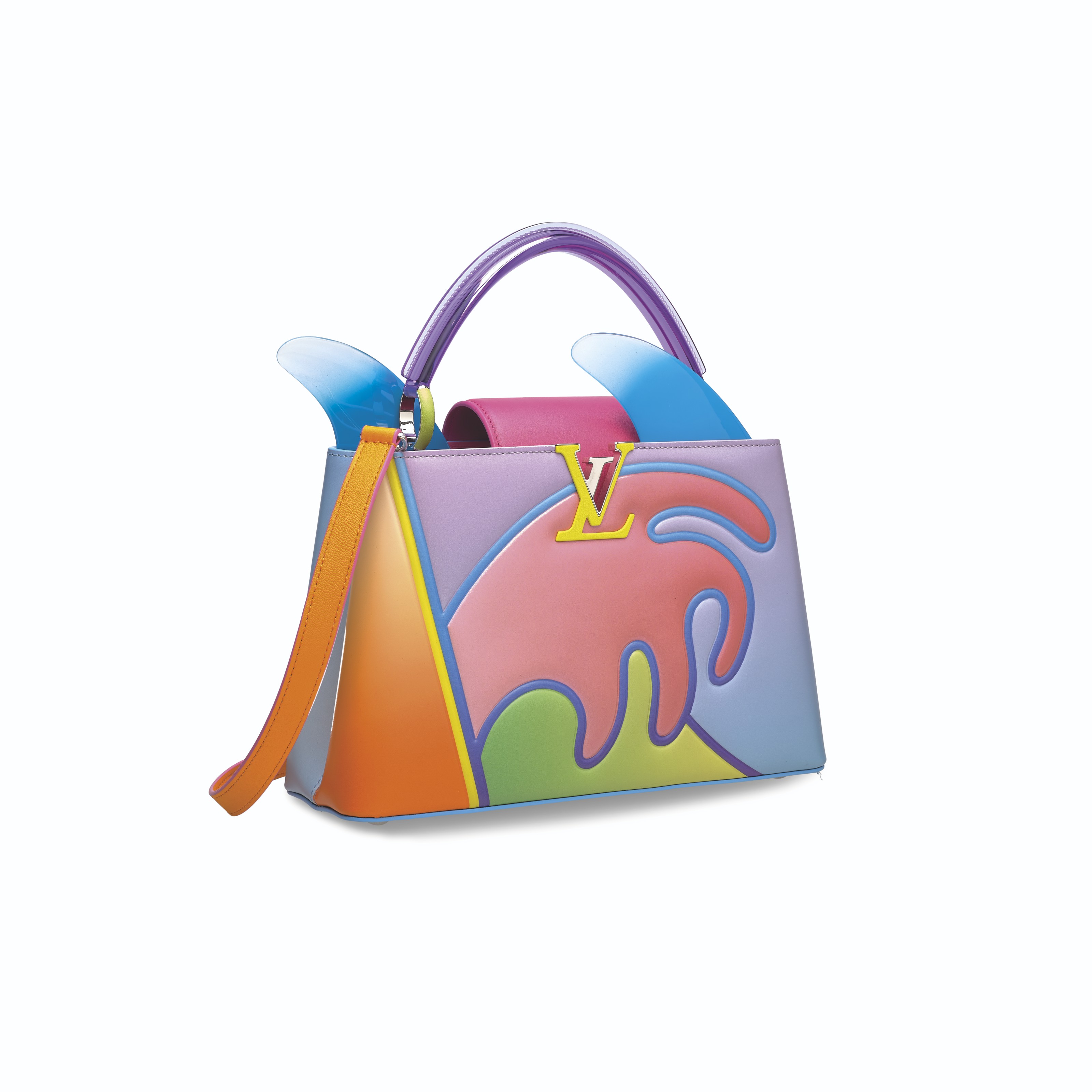 A LIMITED EDITION MULTICOLOR CALFSKIN LEATHER ARTYCAPUCINES WITH
