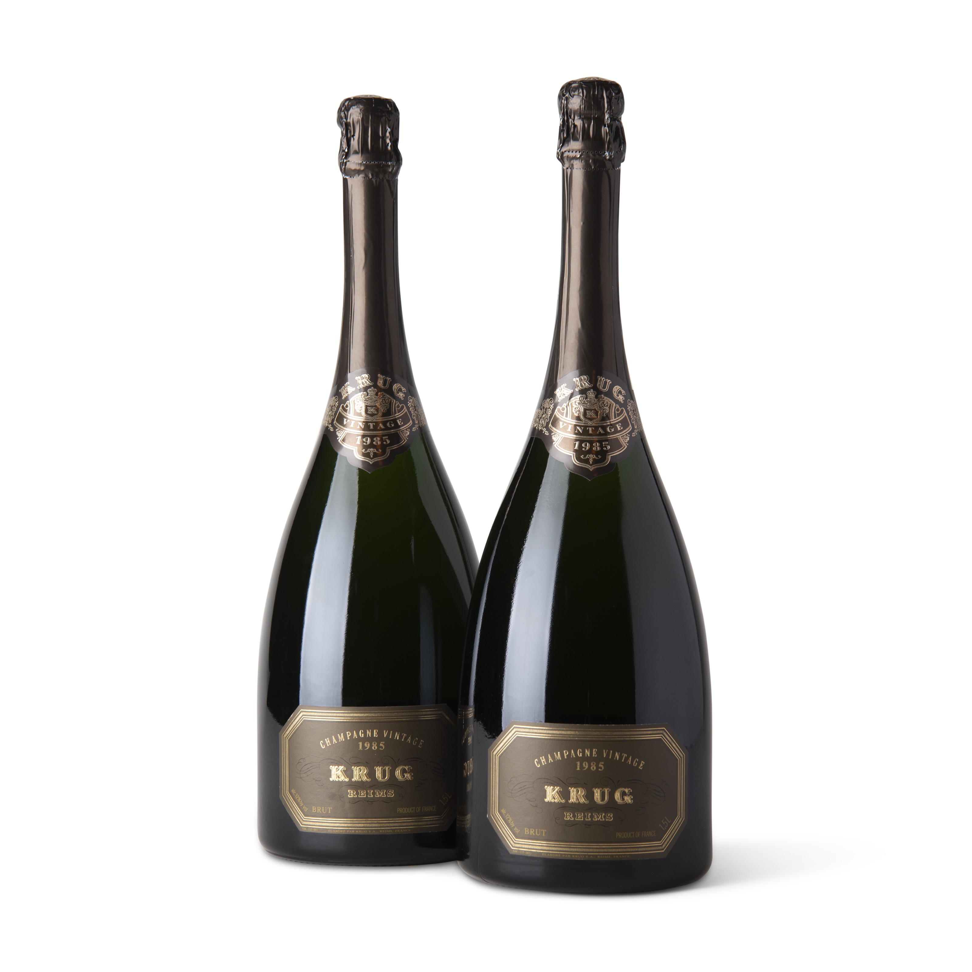 Krug 1985, ReimsIn three-magnum original cartons with individual ...
