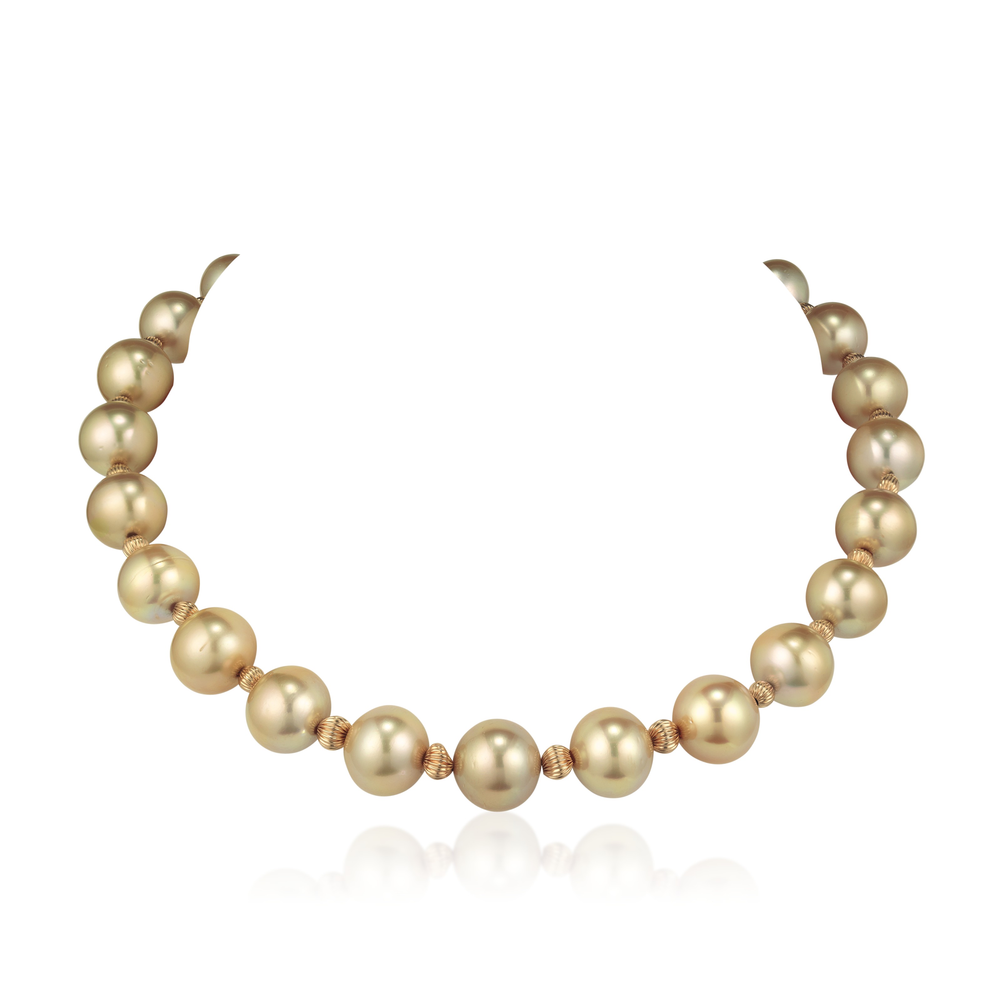 COLOURED CULTURED PEARL AND GOLD NECKLACE, Christie’s