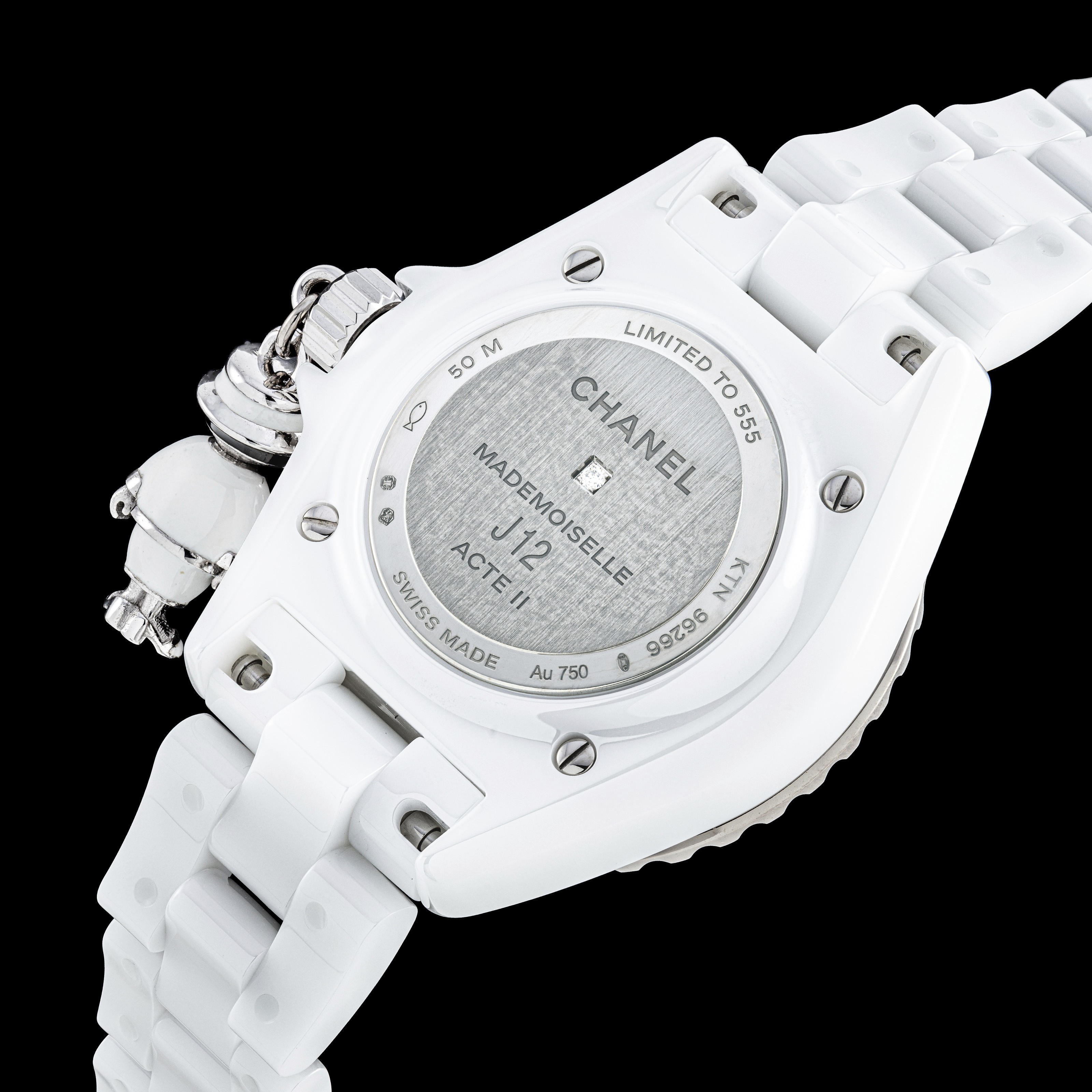 CHANEL LIMITED EDITION MADEMOISELLE J12 ACTE II CERAMIC WHITE