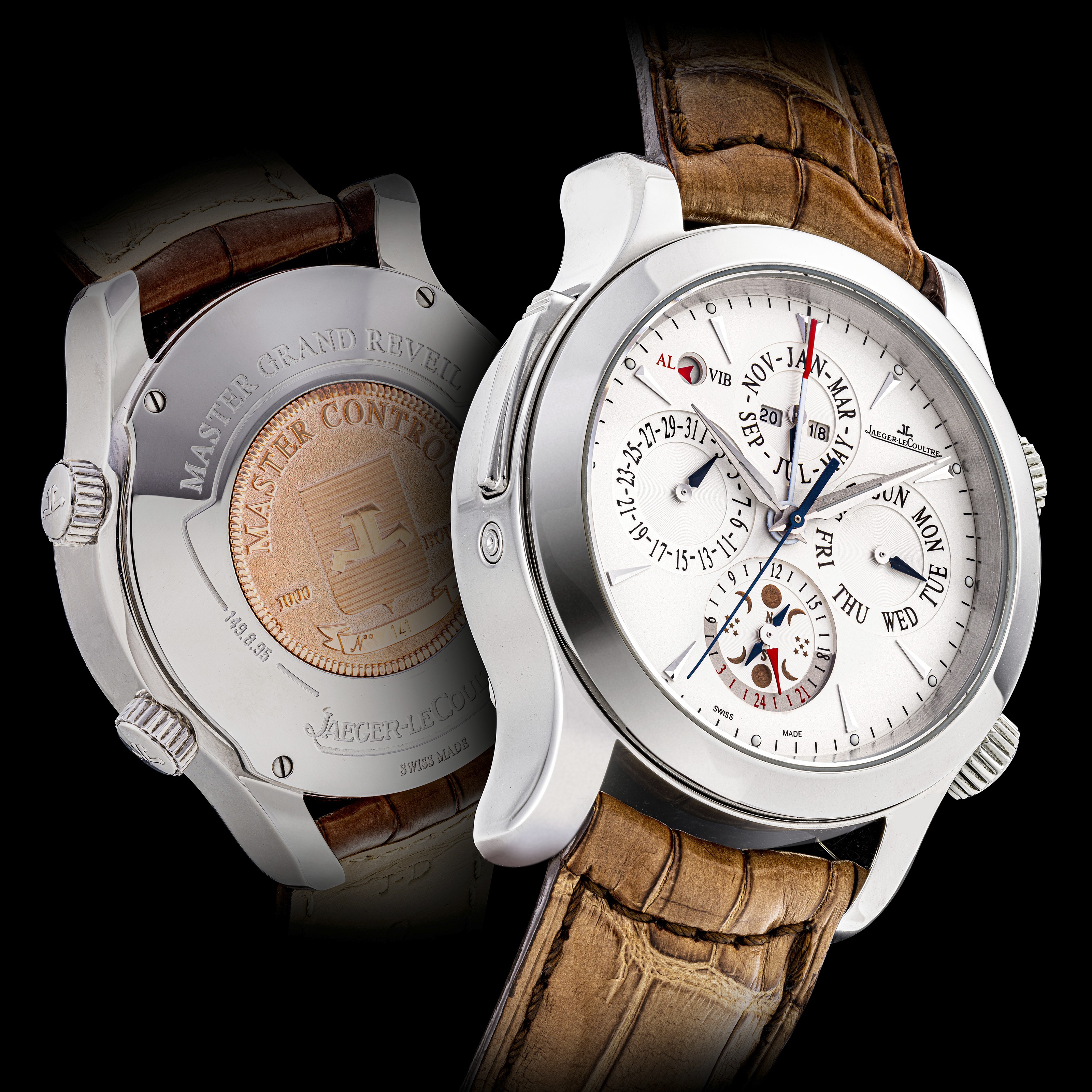 JAEGERLECOULTRE, MASTER GRAND REVEIL, STEEL PERPETUAL CALENDAR