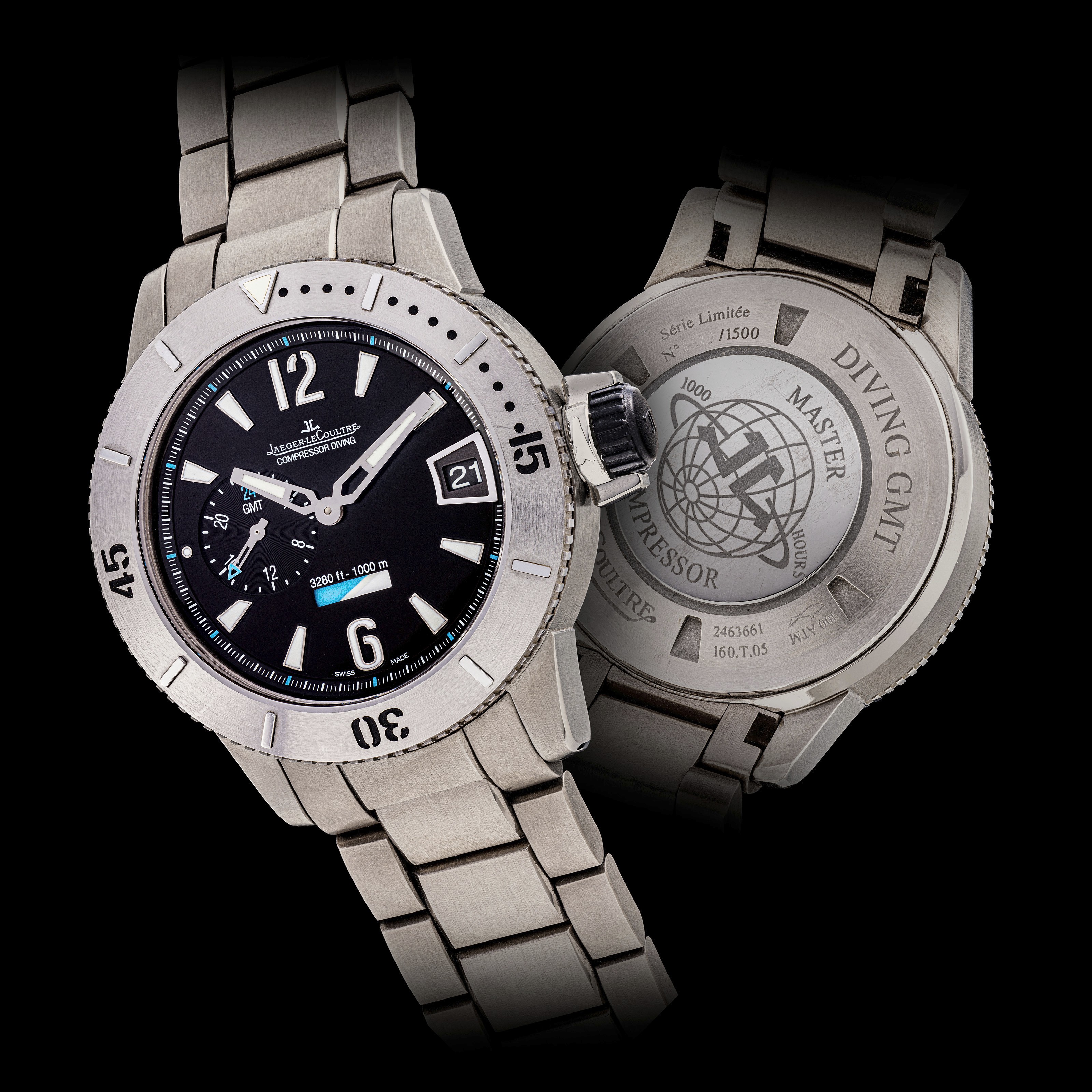 Jaeger lecoultre diving gmt new arrivals