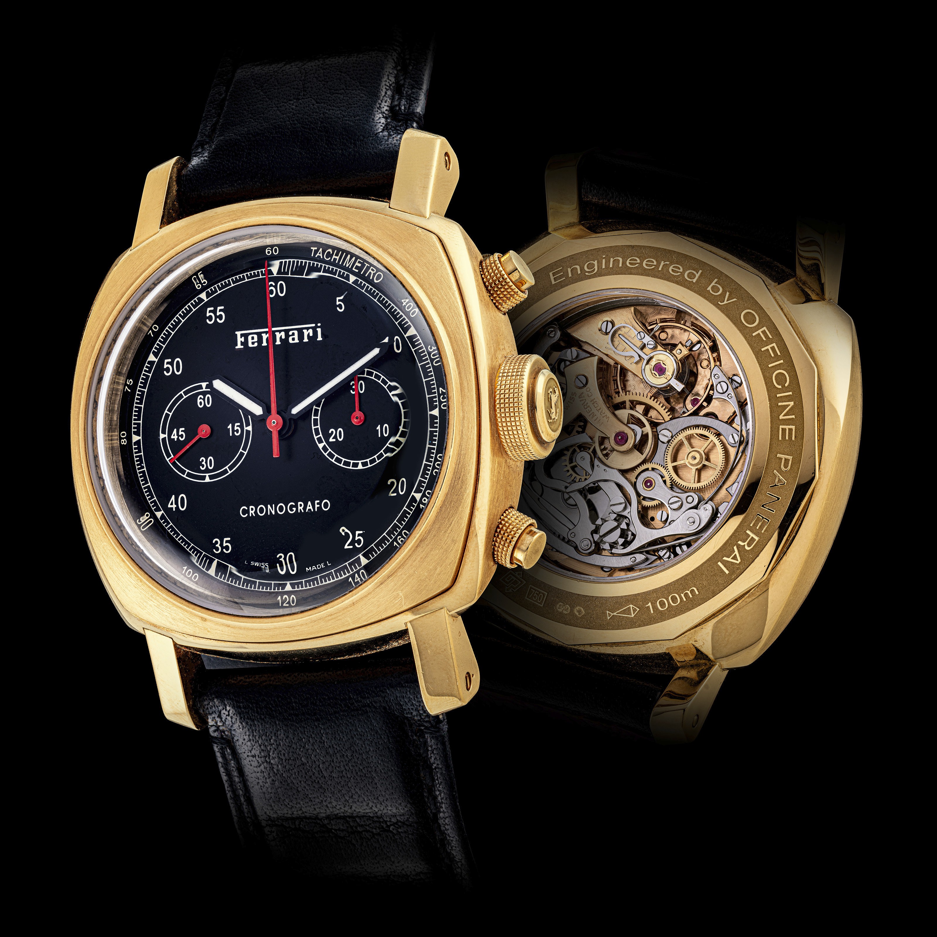 PANERAI FERRARI CHRONOGRAPH CLASSIC GOLD REF. FER00024 Christie s