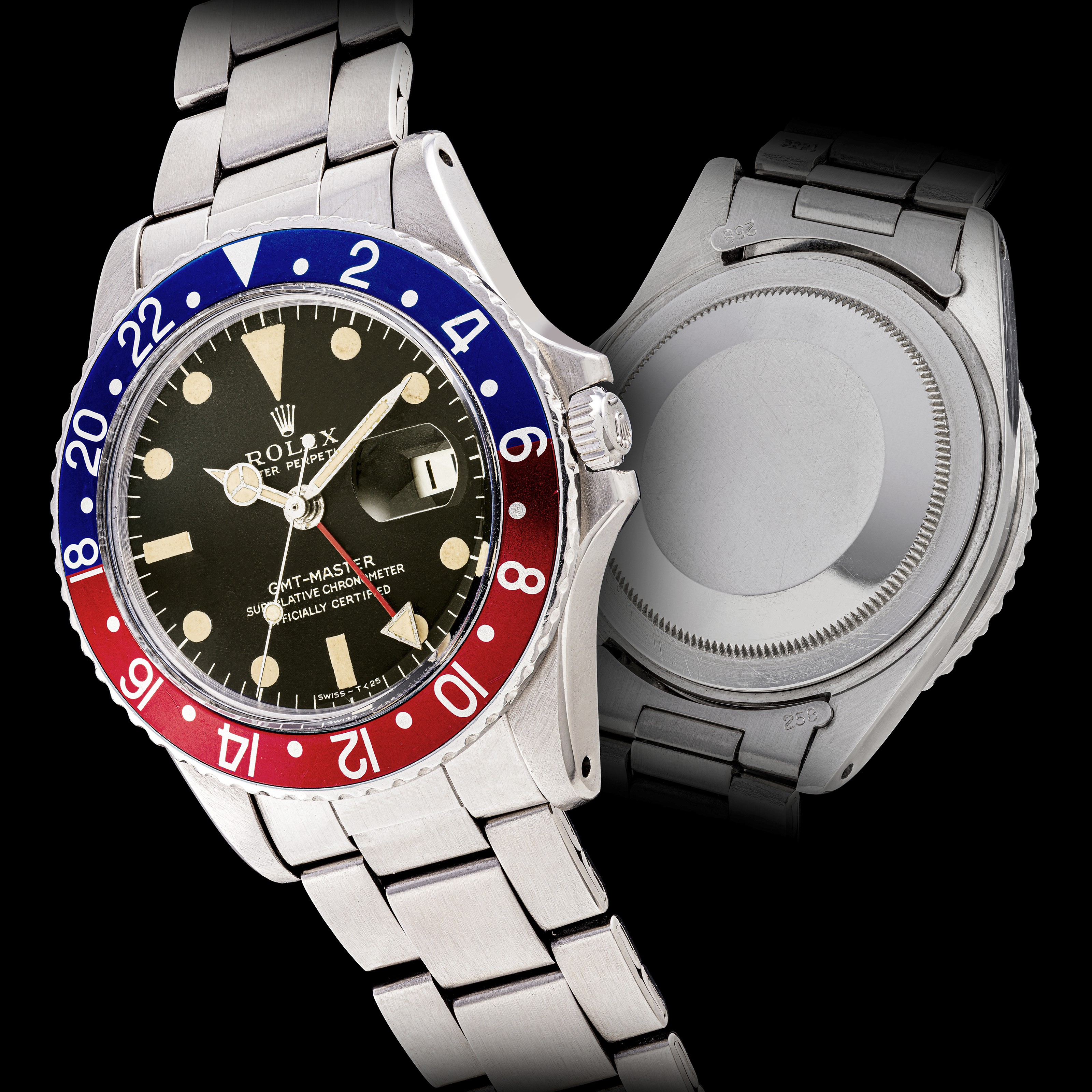Rolex 1675 long e dial sale