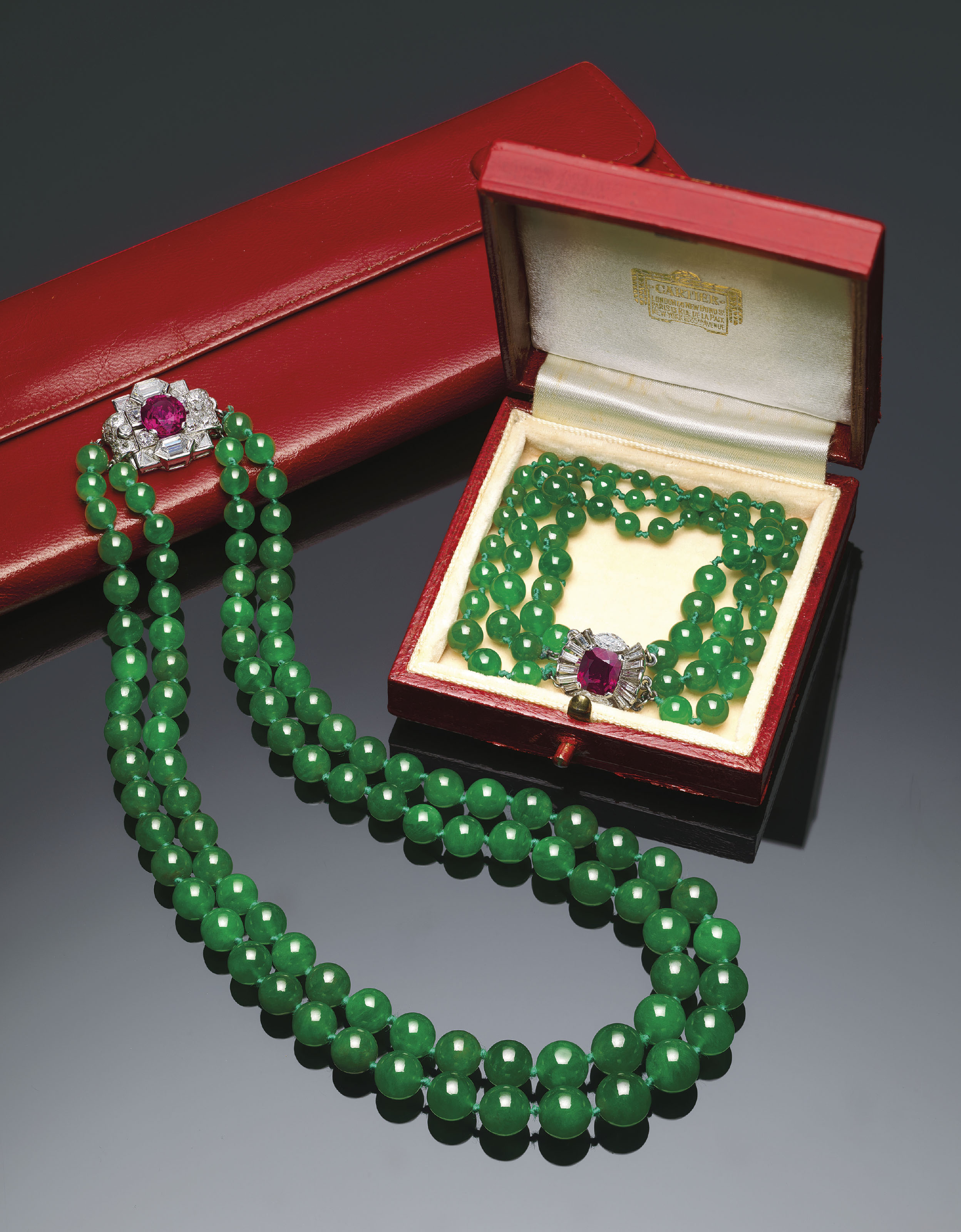 Cartier jade necklace top