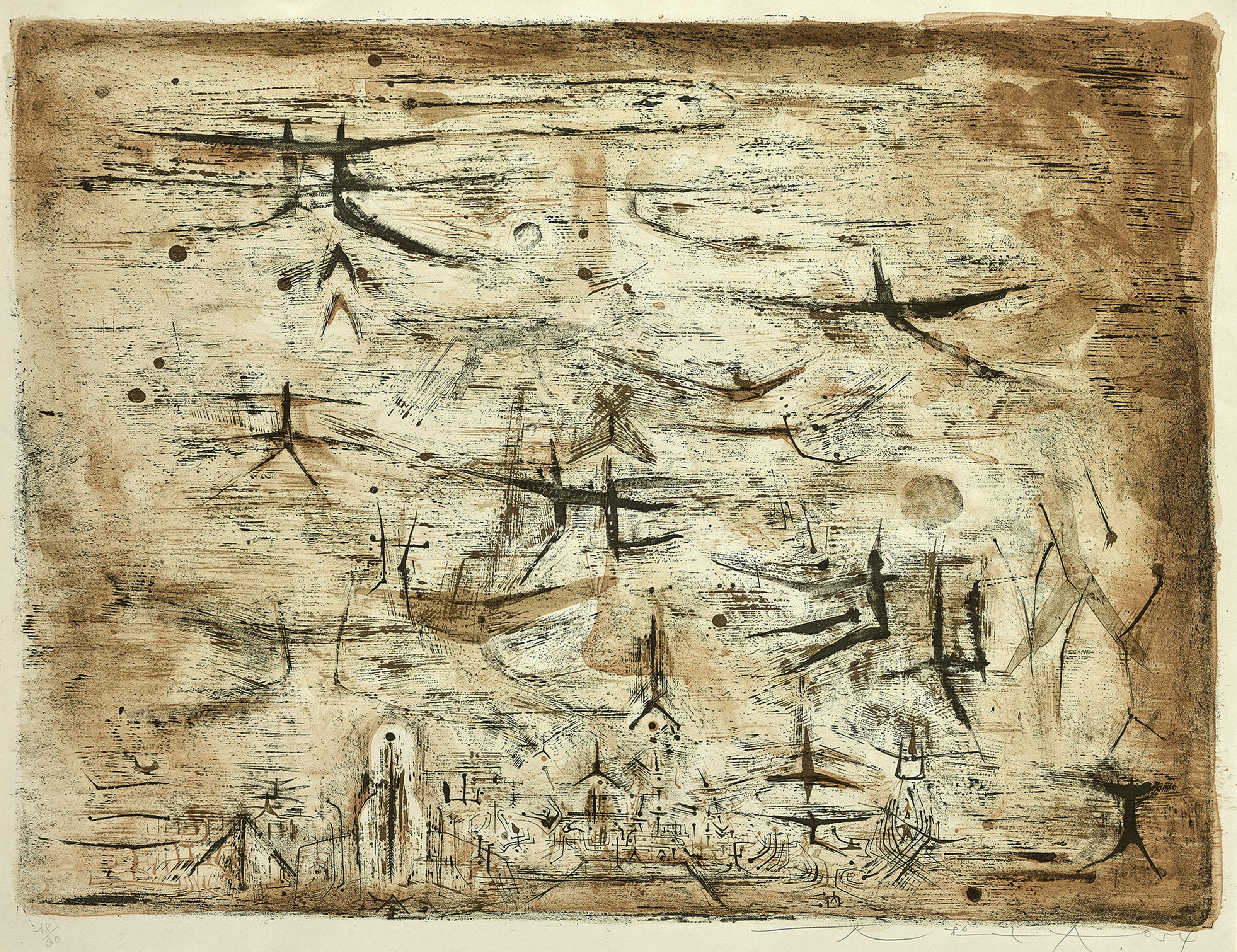 銅版画 : 筆塚稔尚「waltz for claire」 Unrivaled Calligraphy: Yan Zhenqing and His Legacy – China