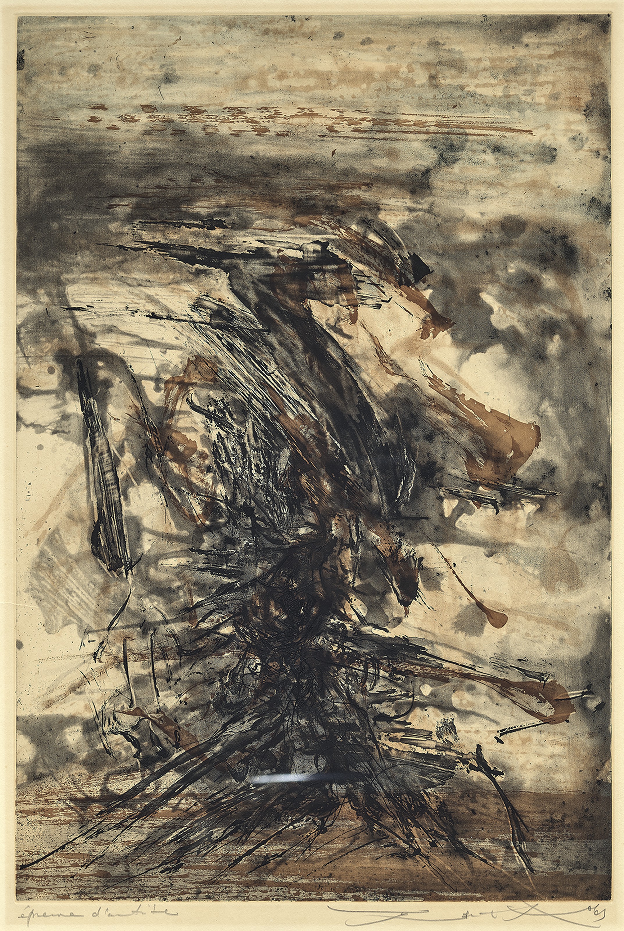ZAO WOU-KI (ZHAO WUJI, 1920-2013), Ciel de Paris (The Sky of