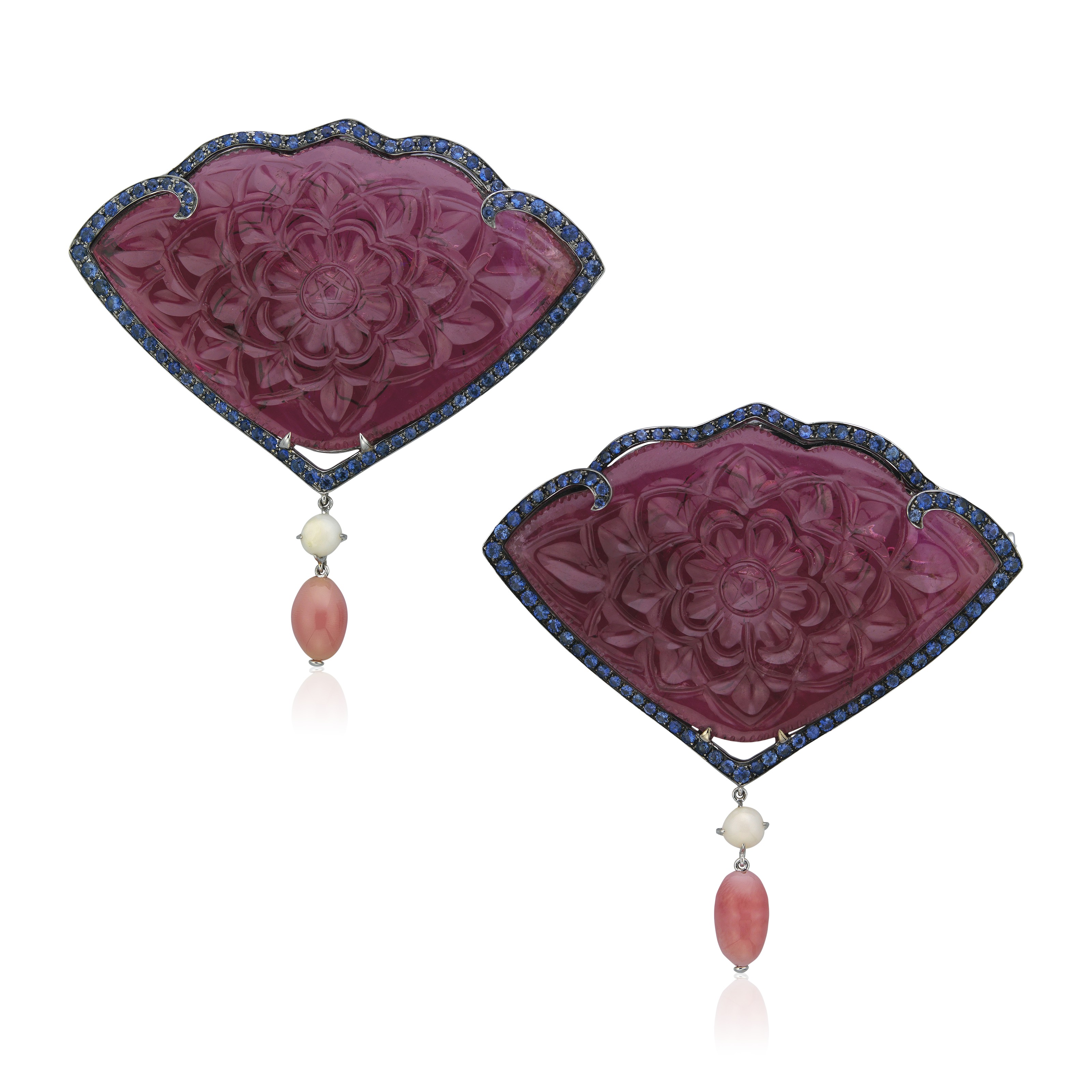 PAIR OF MULTIGEM BROOCHES, Christie’s