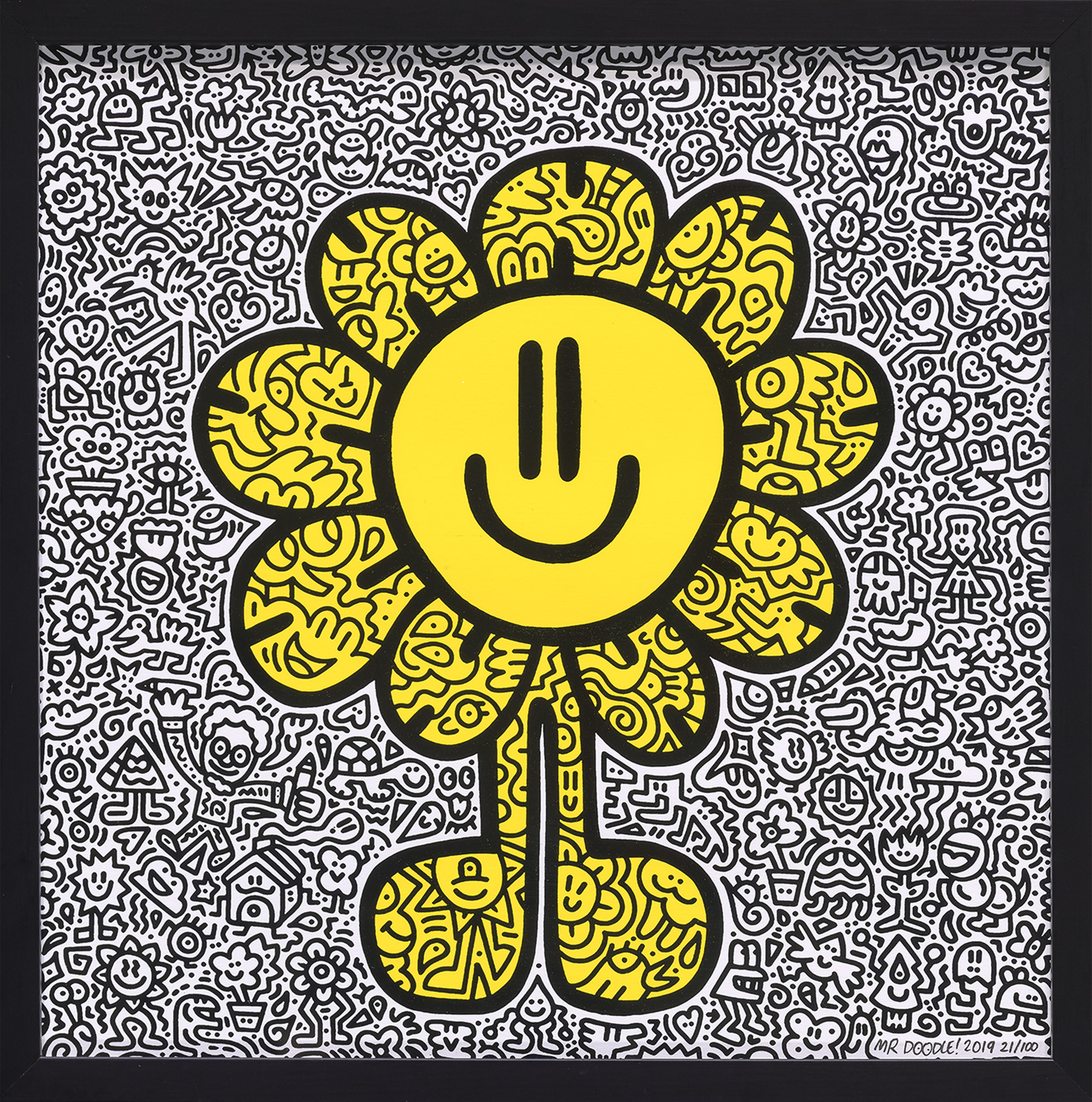 ◆未使用 Yellow』 Mr ミスタードゥードゥル『Kitty Doodle