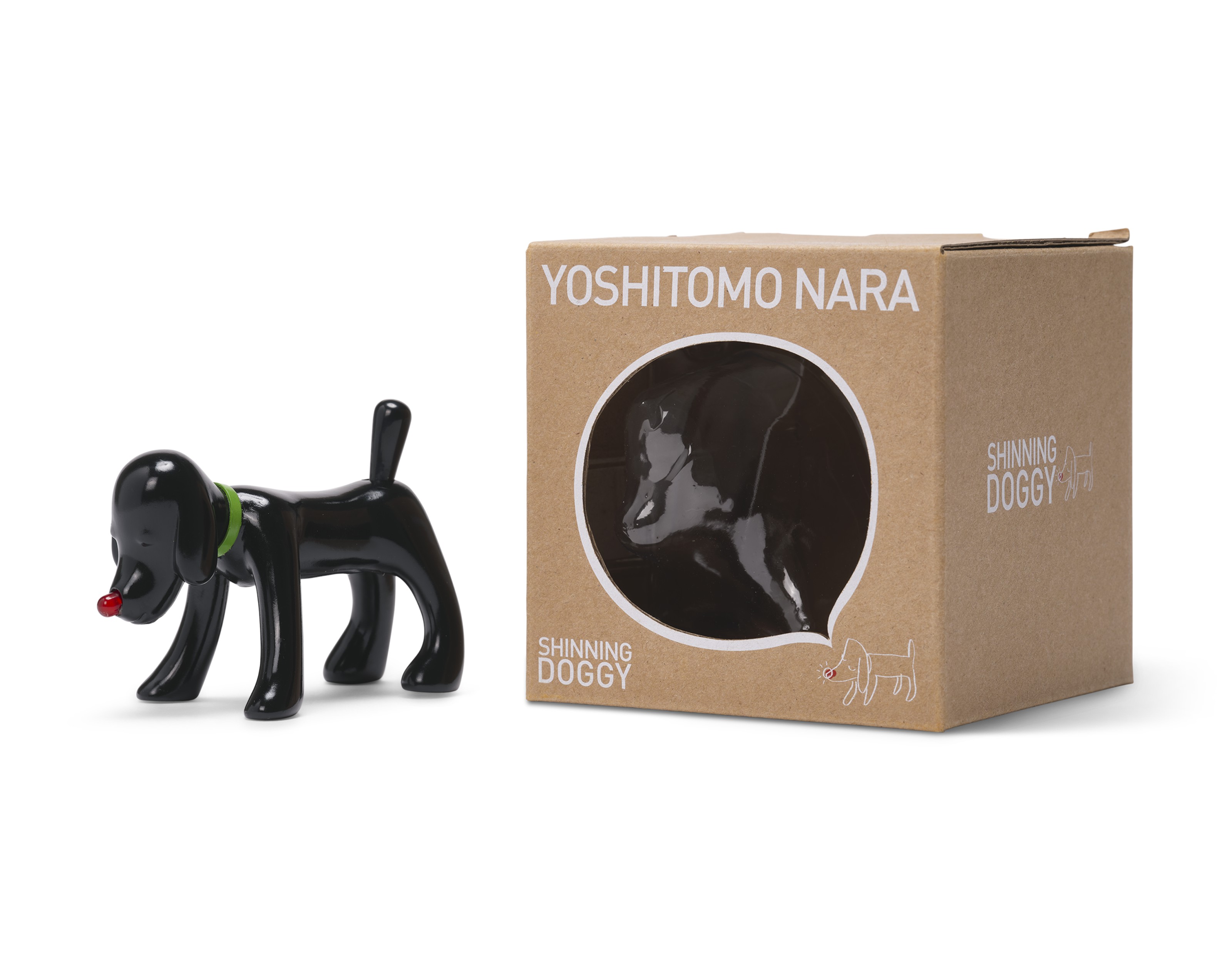 奈良美智（1959年生）, Shining Doggy (黑色和白色) | Christie's